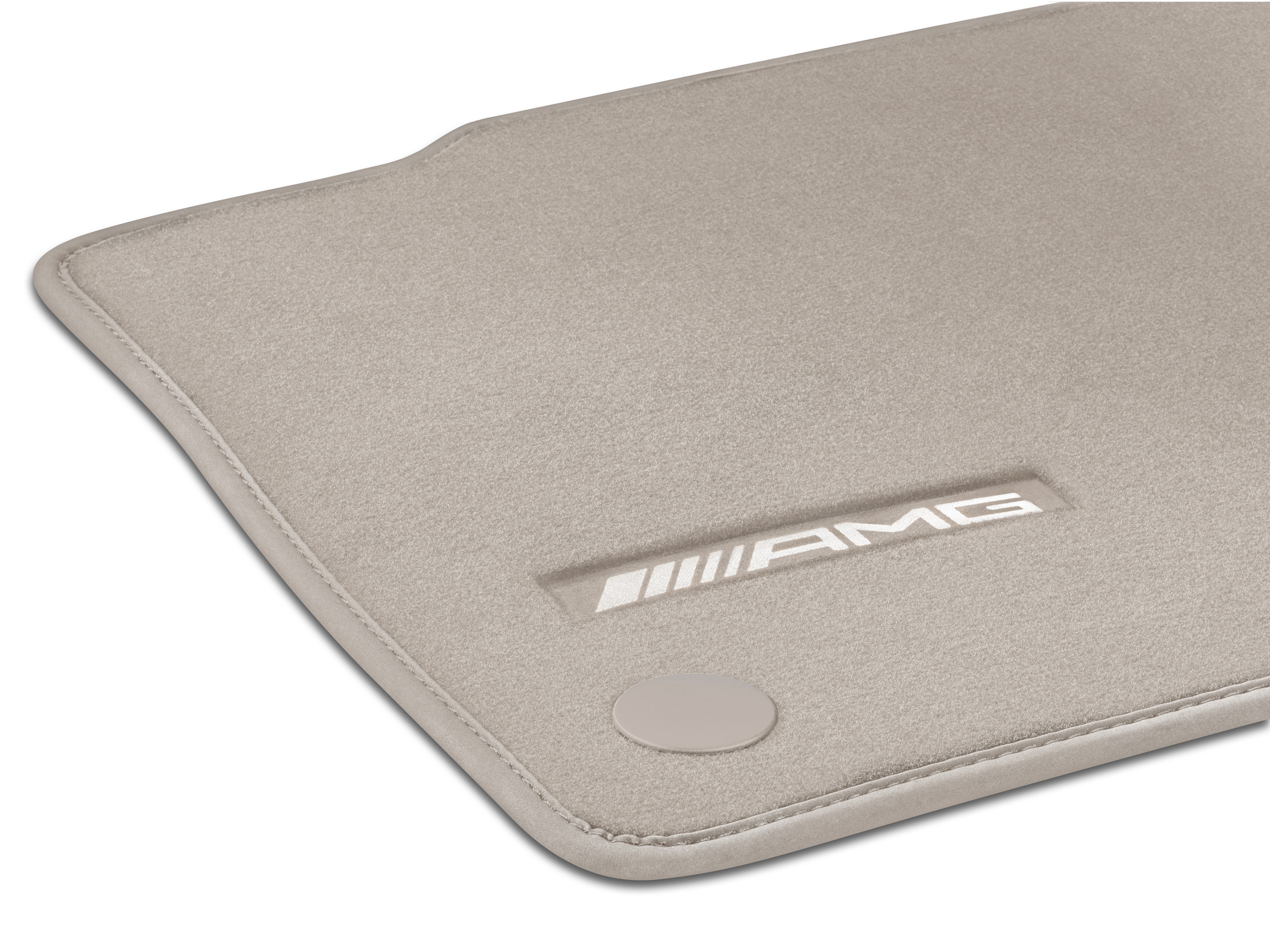 AMG bilmattor, Set, 2-delad - Högerstyrda bilar, macchiatobeige
