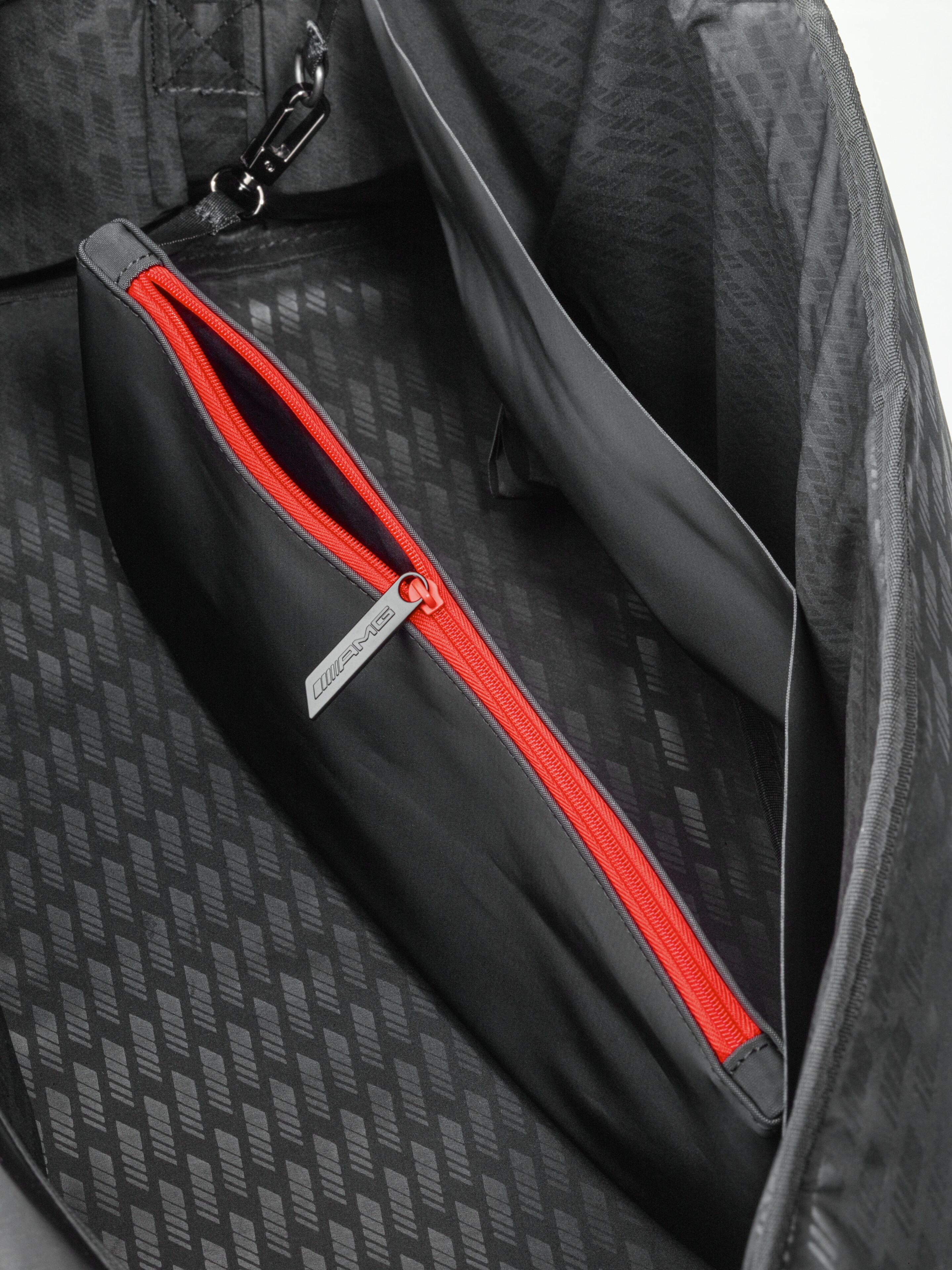 AMG weekendväska - svart, PVC / Polyester / Polyester