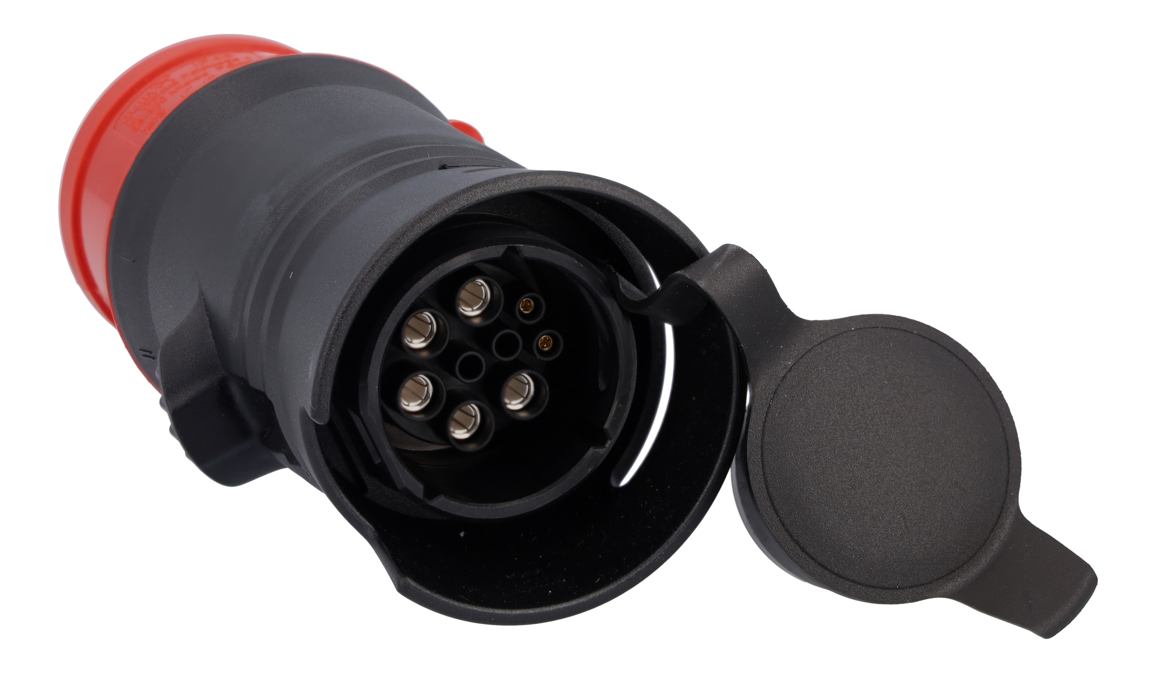 Flexibelt laddningssystem Pro, Adapter, CEE 16/3-fas - Plast, svart, Vänsterstyrda/högerstyrda bilar