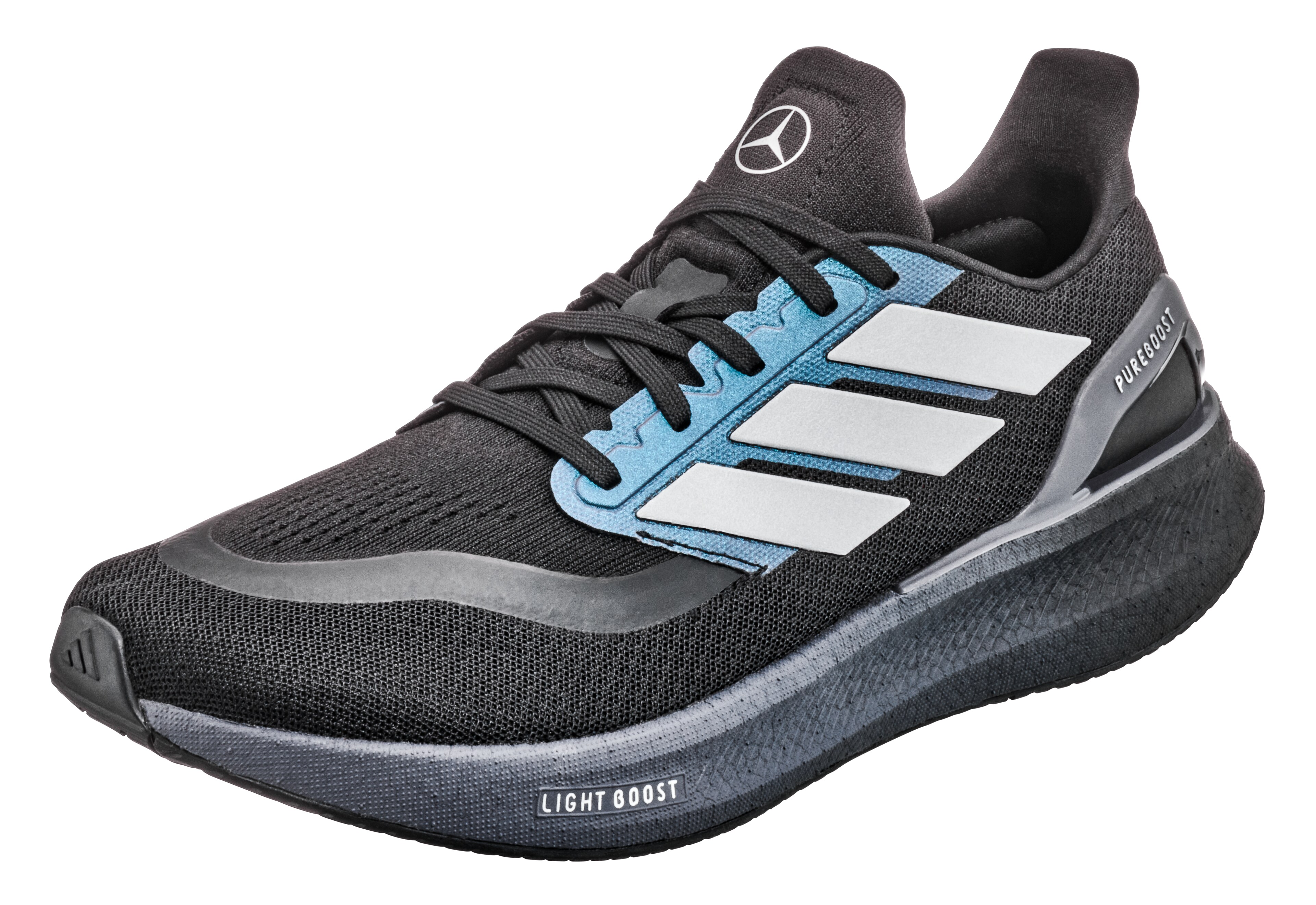 Löparskor, Pureboost 5 - svart / mörkgrå, 6,5, adidas