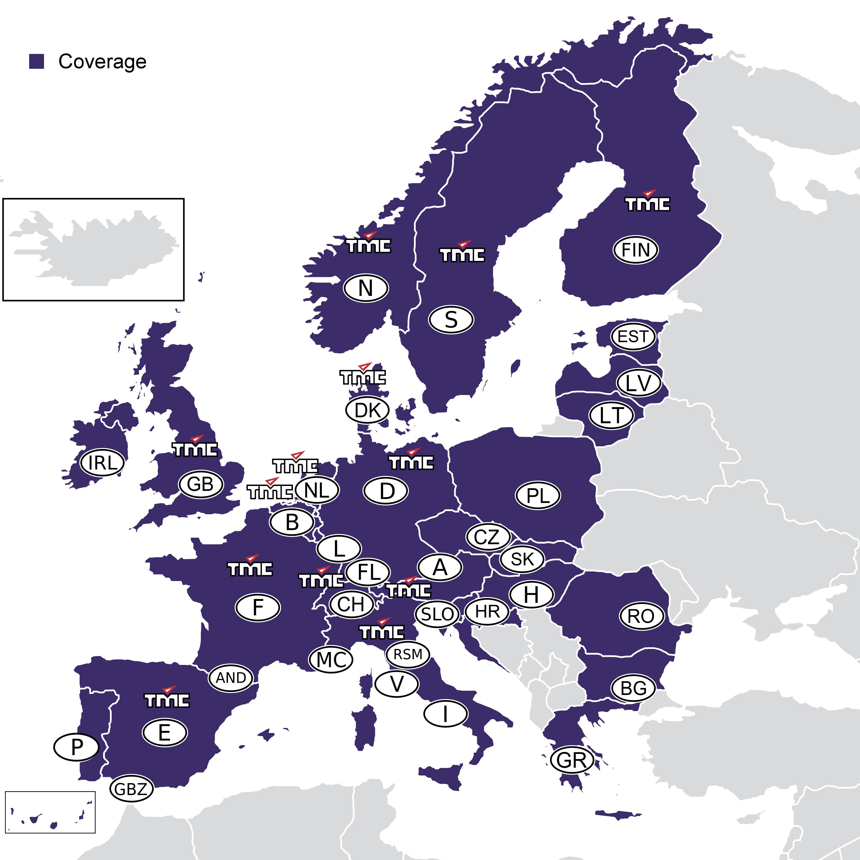 Navigationsuppdatering, COMAND APS, Europa, Version 2015/2016 - violett, NTG4-204