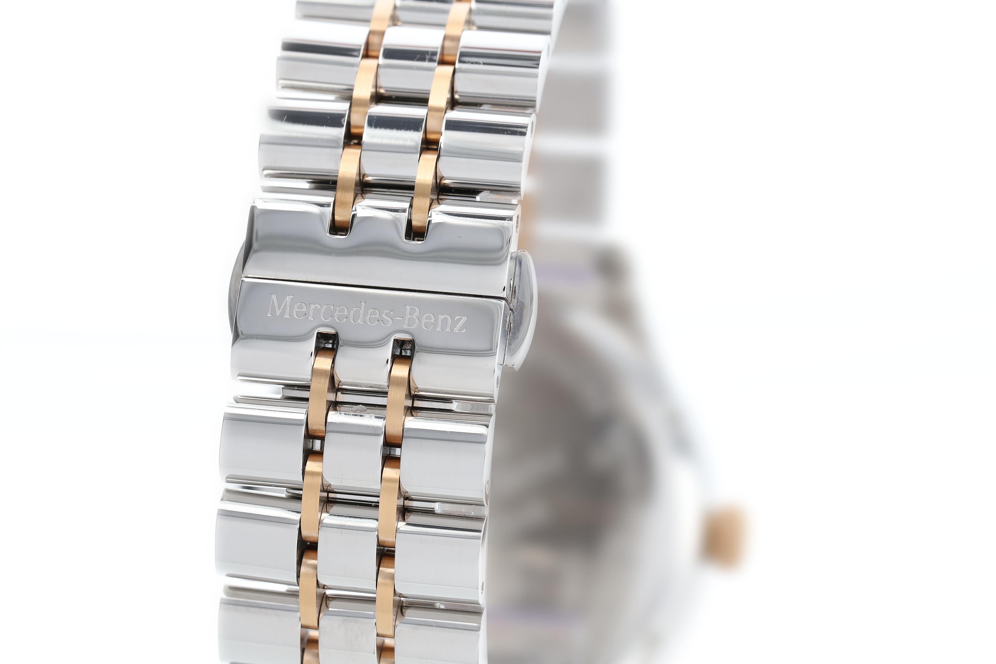 Armbandsur herr, Classic, Elegance - svart / silverfärg / roséguldfärgad, Rostfritt stål