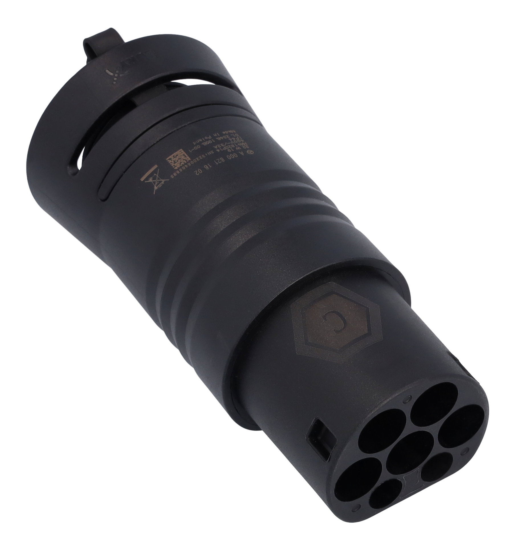 Flexibelt laddningssystem Pro, Adapter, Typ 2 - Plast, svart, Vänsterstyrda/högerstyrda bilar
