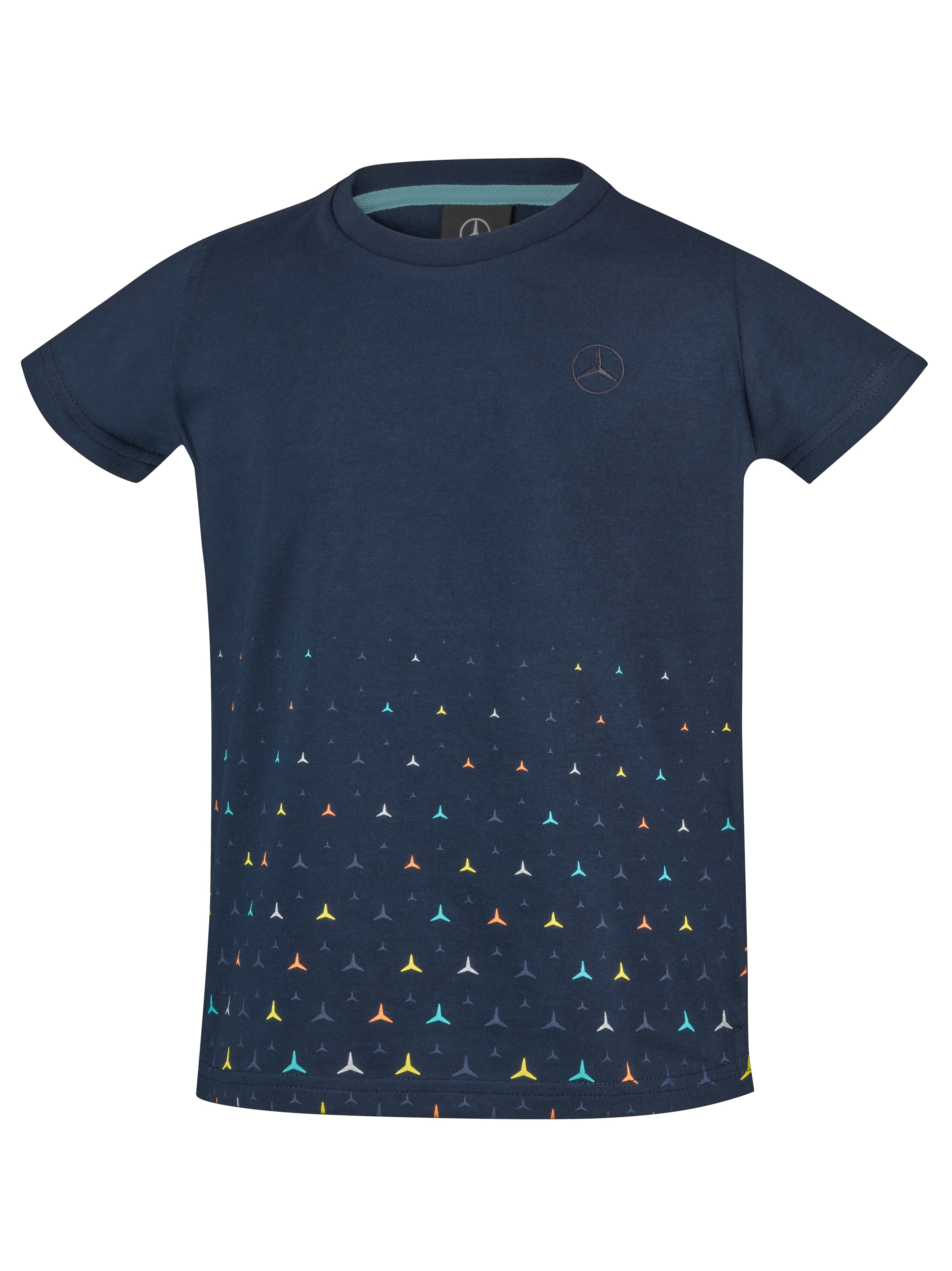T-shirt, barn - mörkblå, 128 / 134