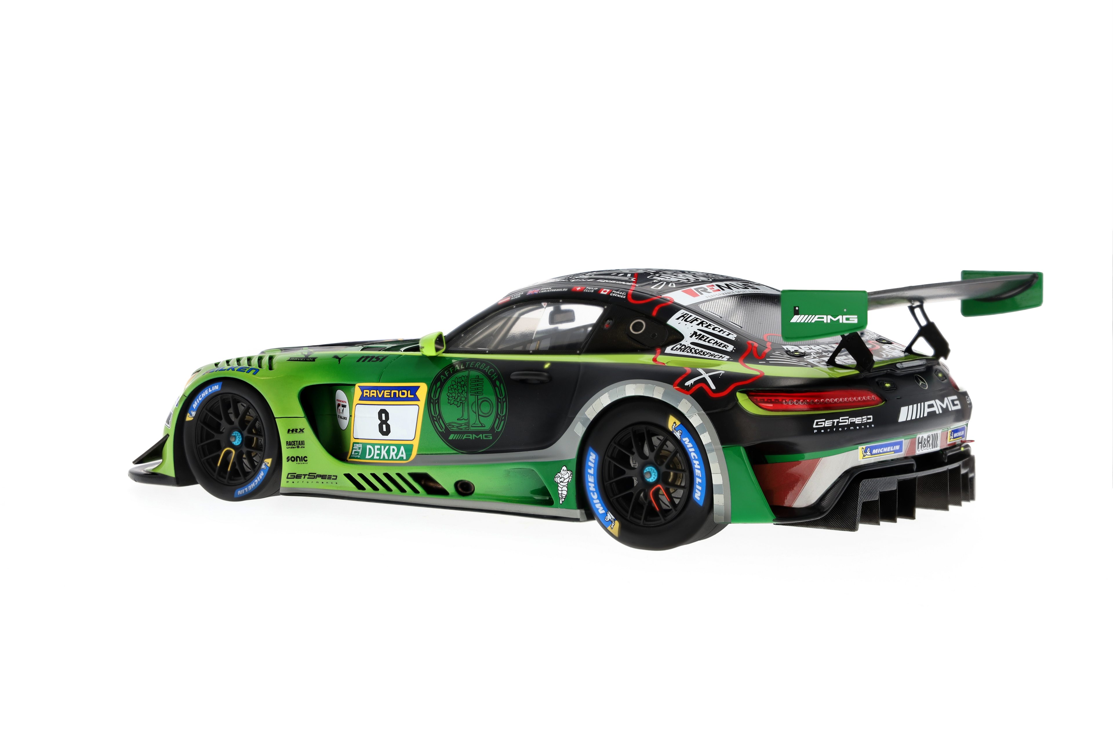 Mercedes-AMG GT3, ADAC RAVENOL 24h Nürburgring 2024, C190 - green ljus magno, Minimax, 1:18