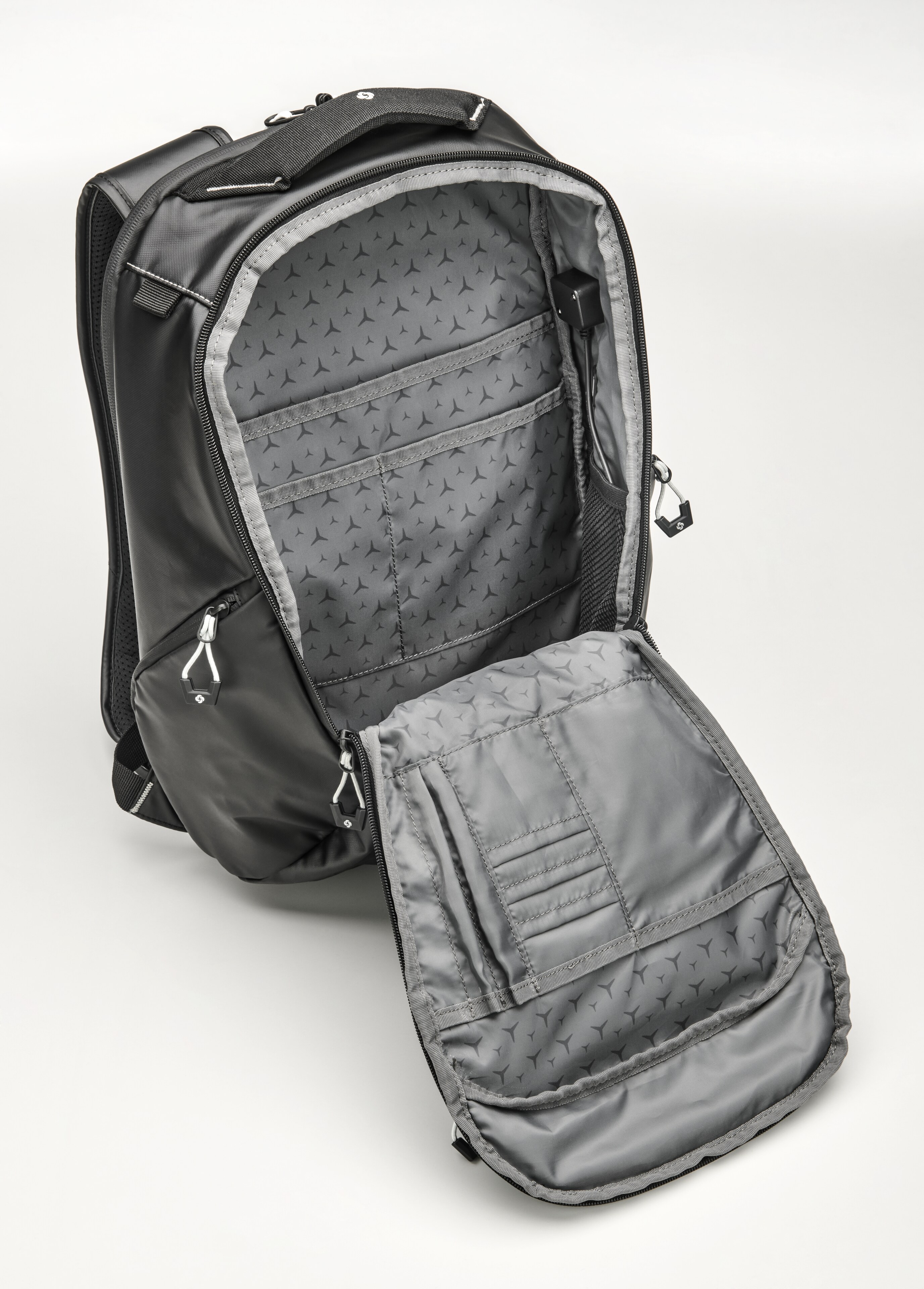 Ryggsäck - svart, Polyamid (återvunnen) / Polyester, Samsonite