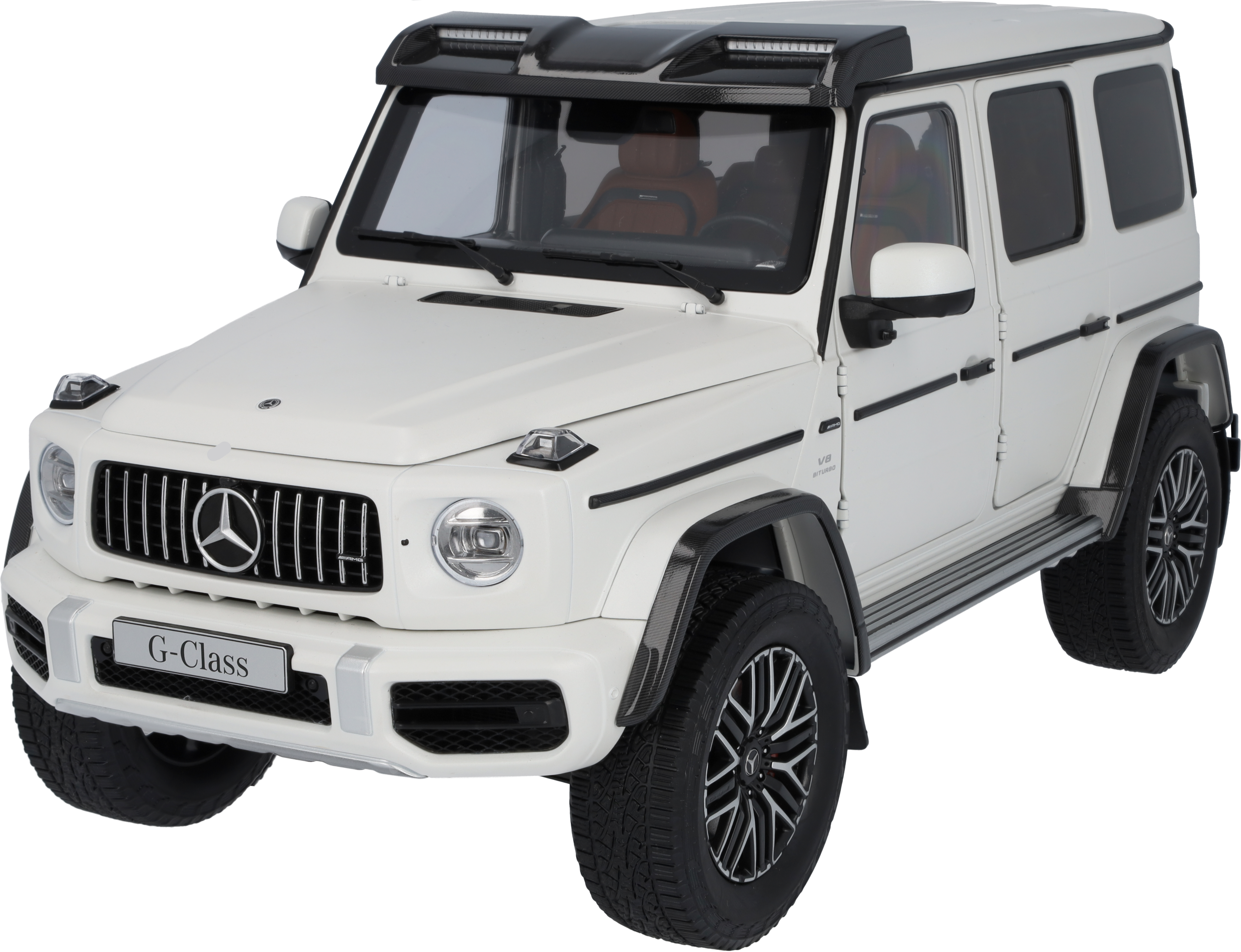 Mercedes-AMG G 63 4x4², W463 - G manufaktur opalitvit magno, NZG, 1:12