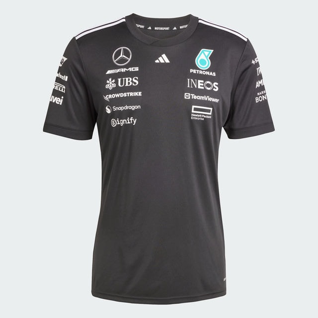 T-shirt herrar, Förare, Mercedes-AMG F1 - svart, L