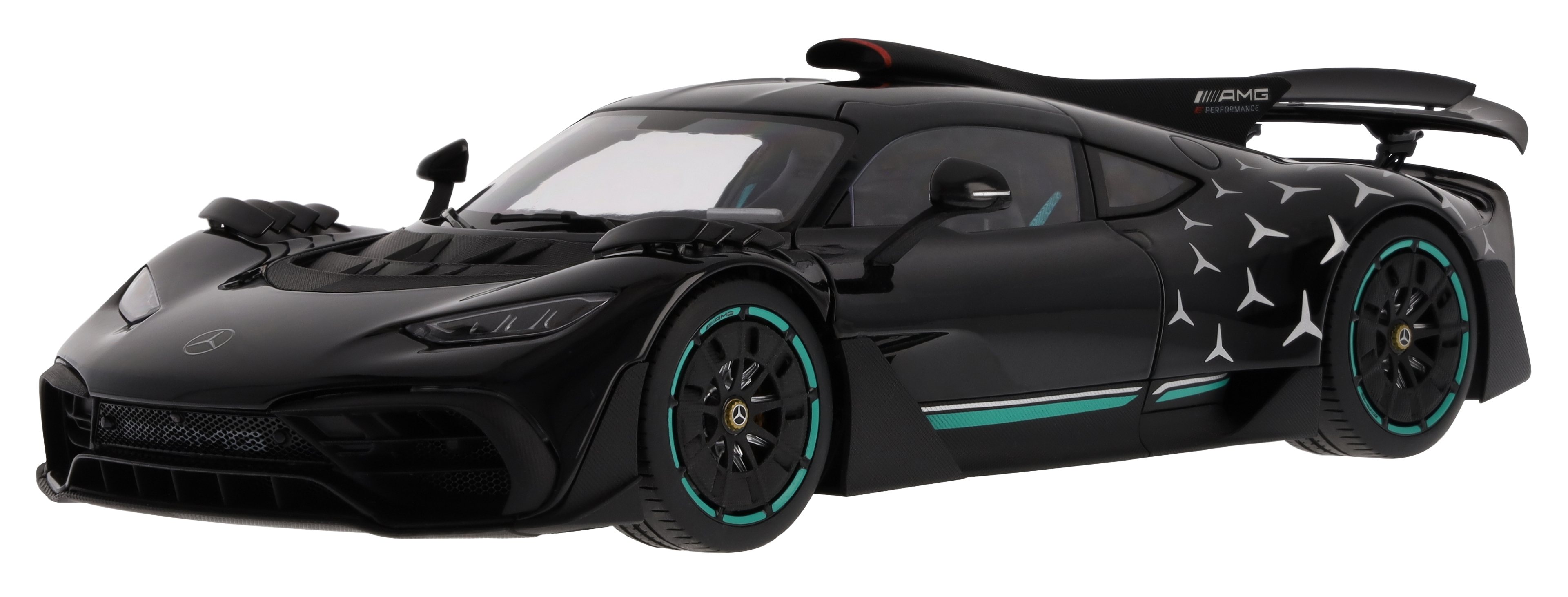 Mercedes-AMG ONE, C298 - obsidiansvart, NZG, 1:18