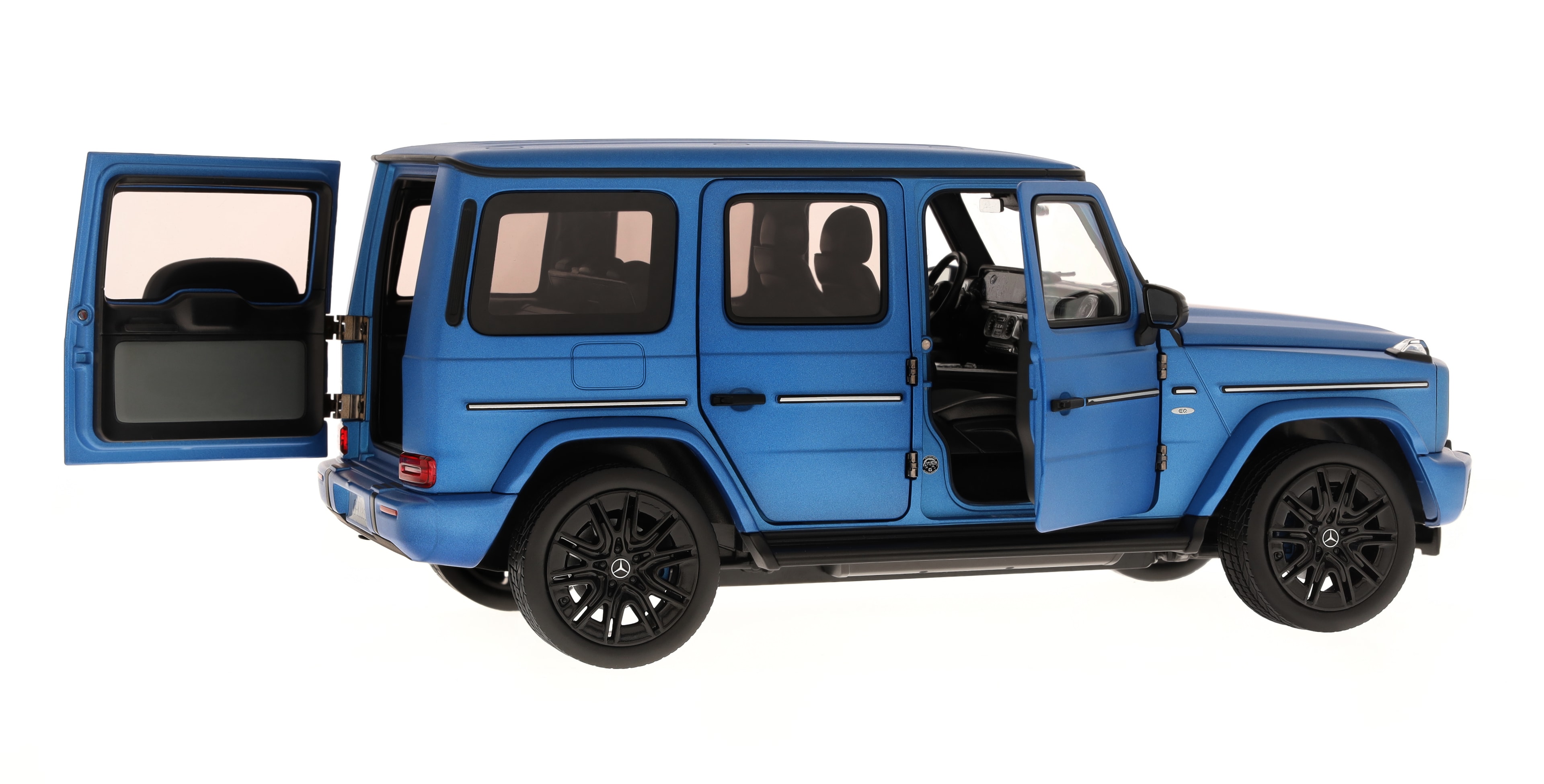G 580 med EQ-teknik, Terrängbil, AMG Line, N465 - MANUFAKTUR söderhavsblå magno, Norev, 1:18