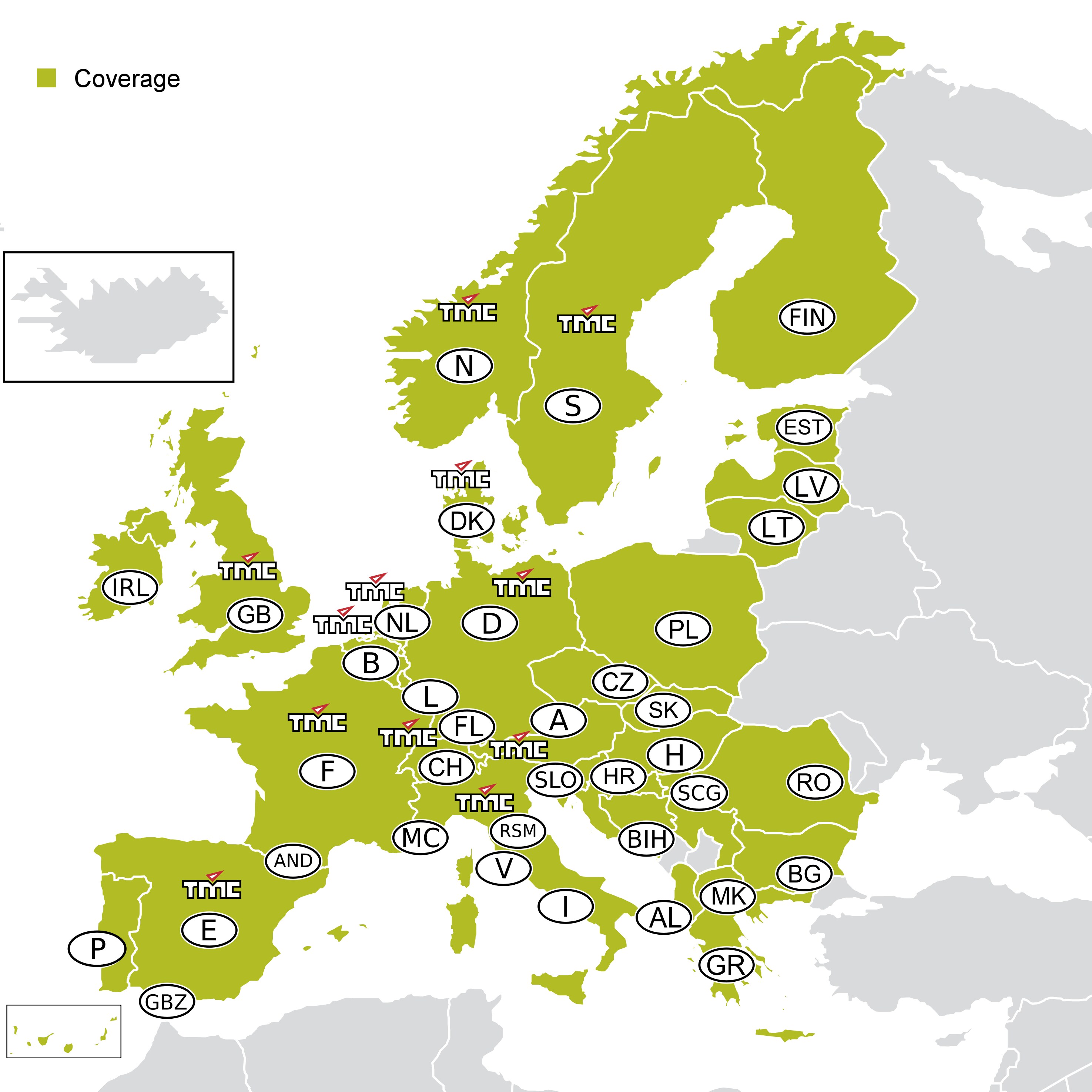 Navigationsuppdatering, COMAND APS, Europa, Version 2018/2019, - FINAL VERSION - limegrön, NTG3