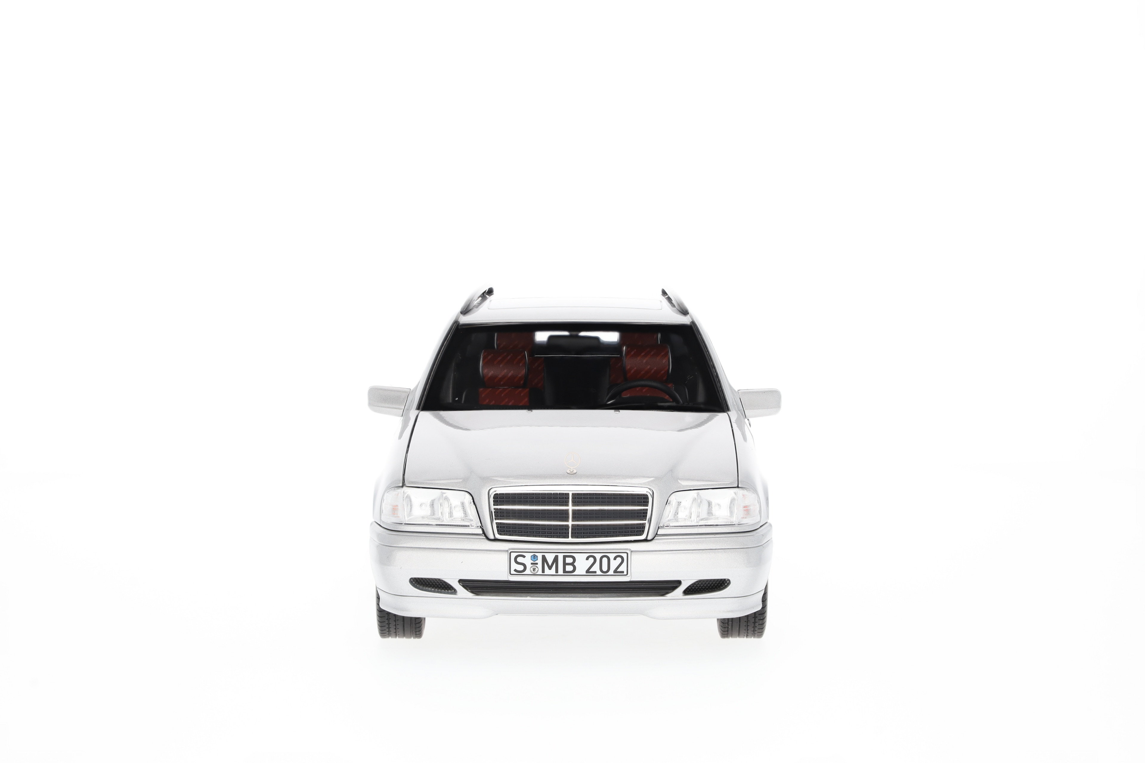 C 200 Kombi S 202 (1997–2001) - briljantsilver, Norev, 1:18