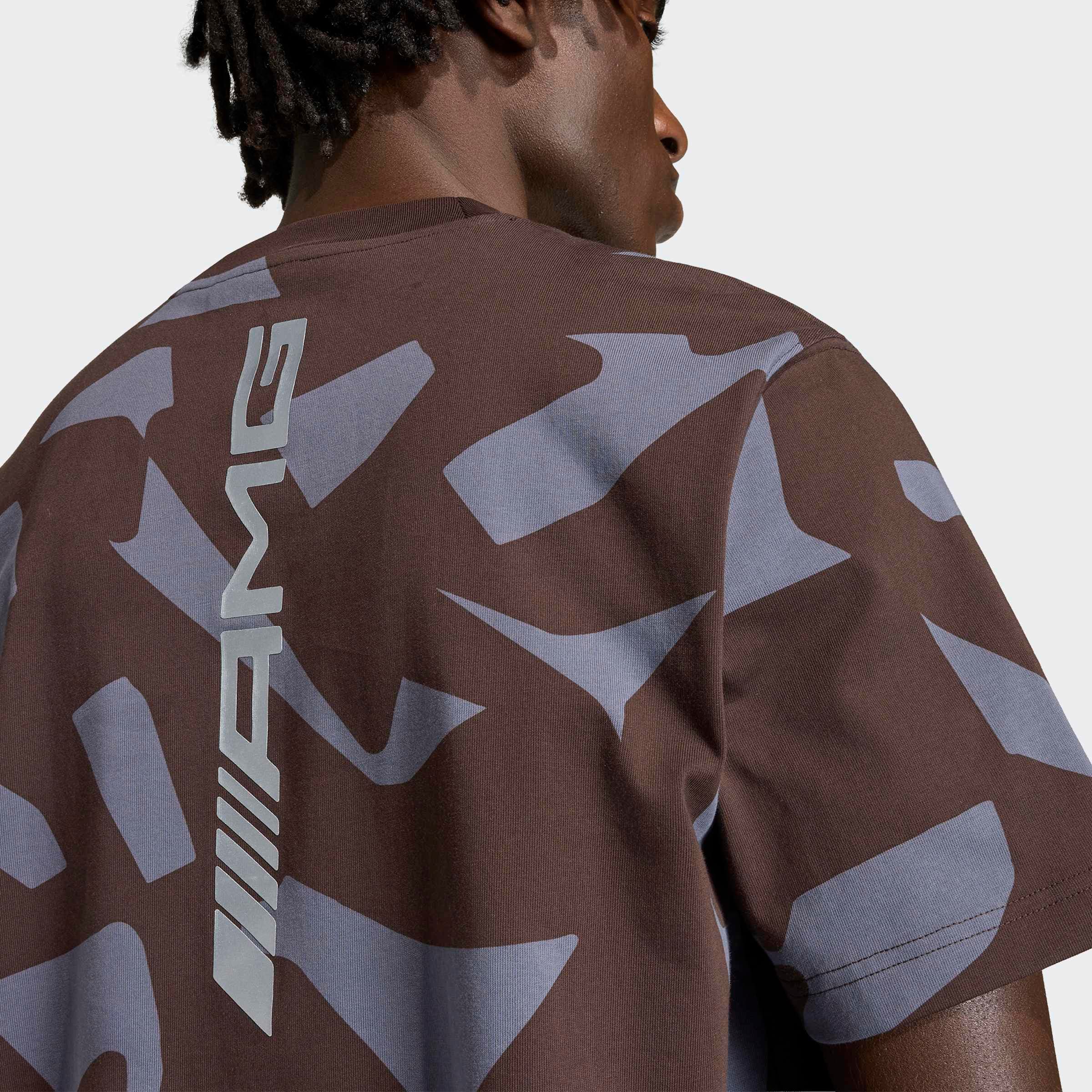 AMG T-Shirt Unisex - mörkbrun, M