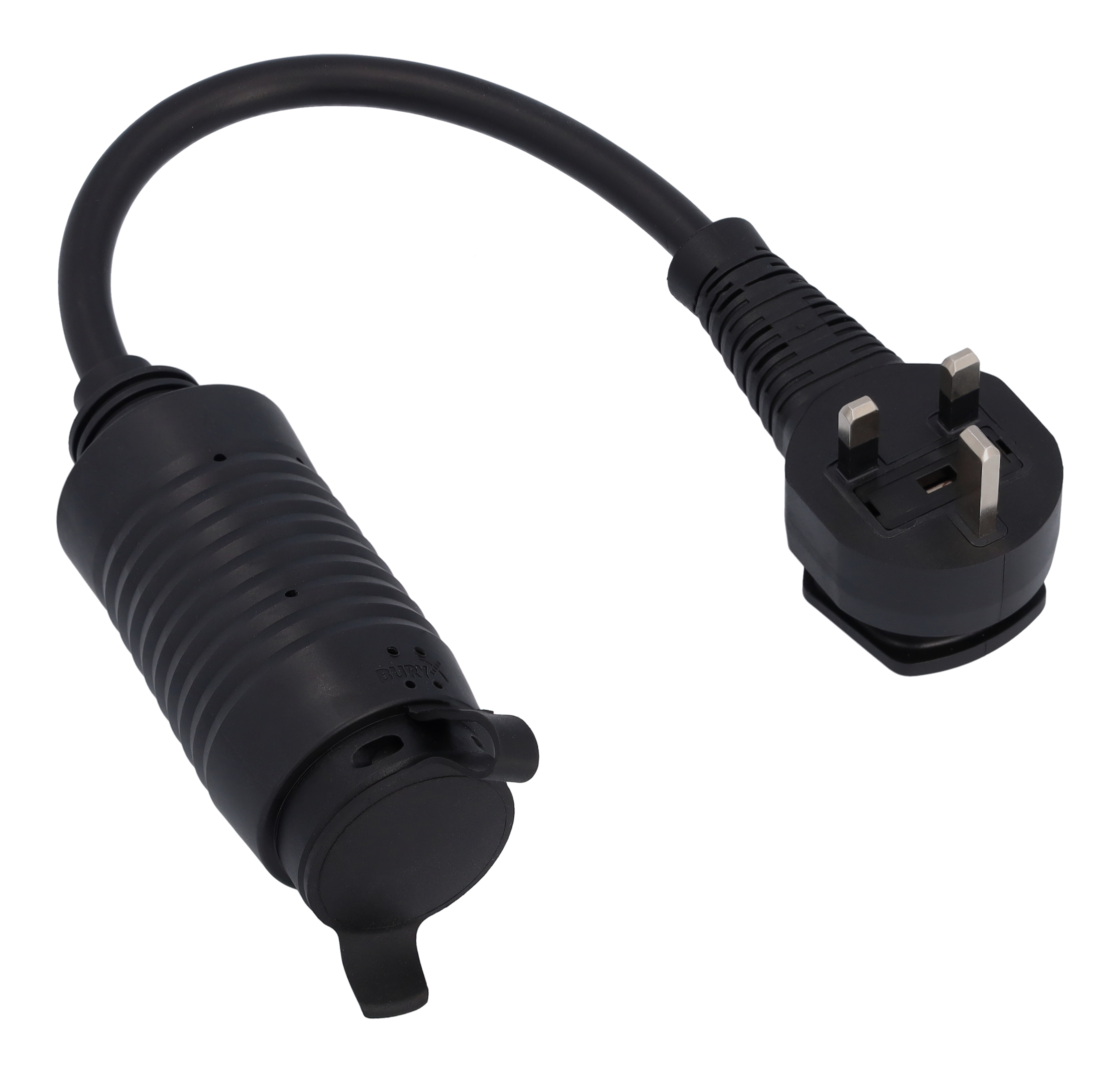 Flexibelt laddningssystem Pro, Adapter, Typ G (UK) - Plast, svart, Vänsterstyrda/högerstyrda bilar
