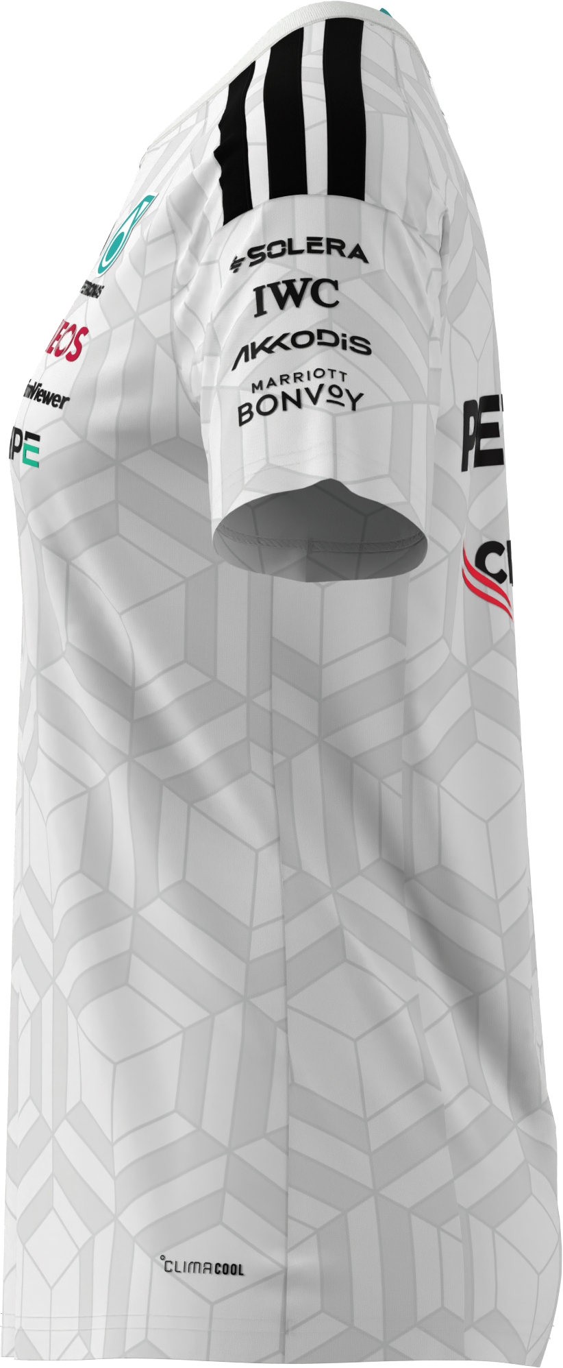 T-shirt dam, Förare, Mercedes-AMG F1 - vit, L