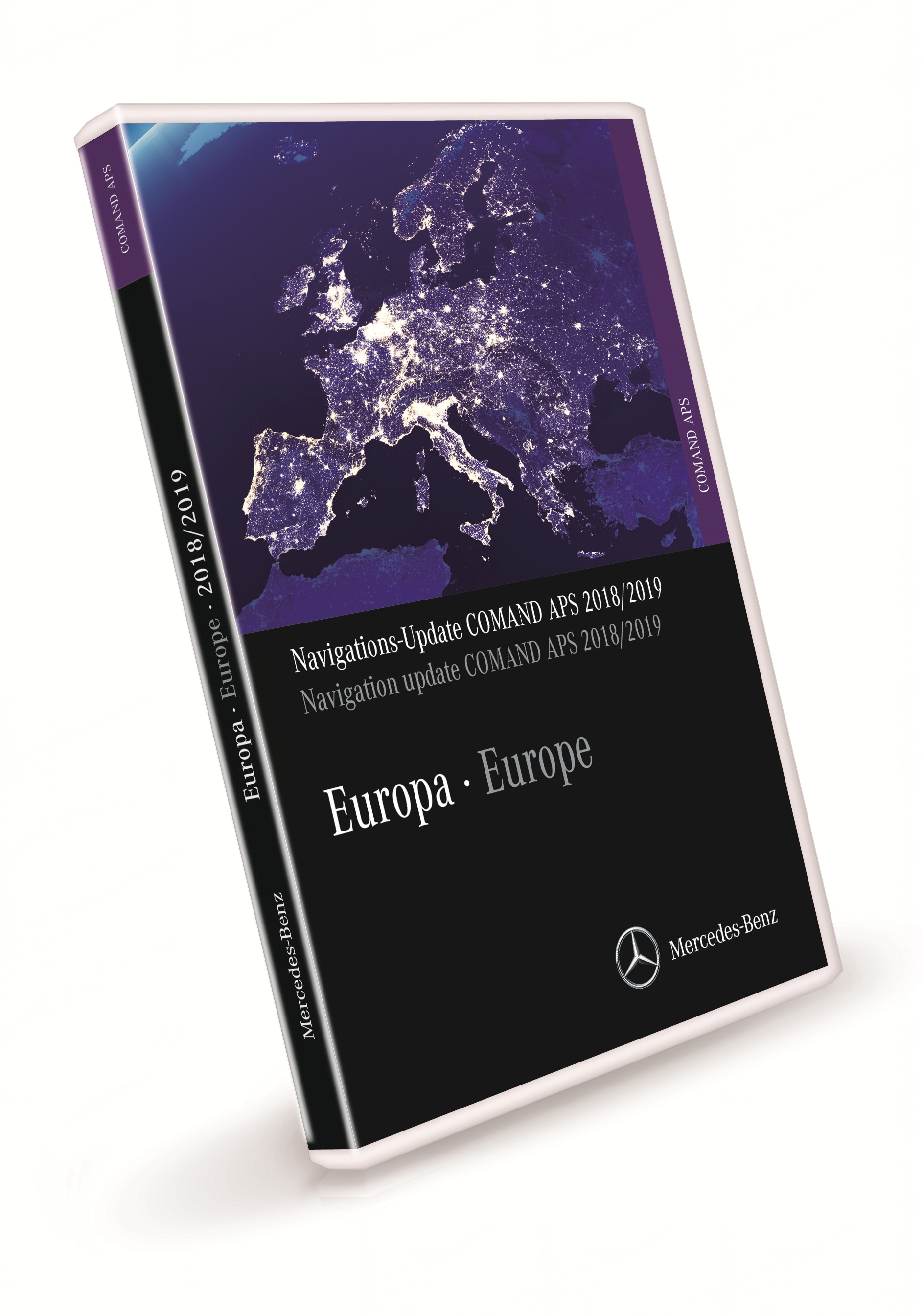 Navigationsuppdatering, COMAND APS, Europa, Version 2018/2019, - FINAL VERSION - violett, NTG4-204