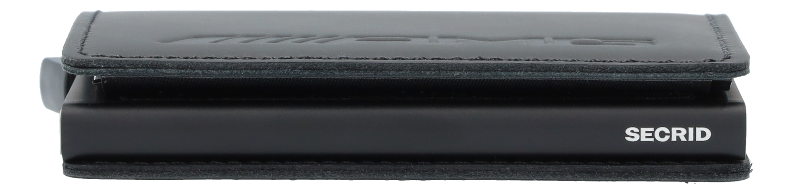AMG Slimwallet - svart, Nötskinn