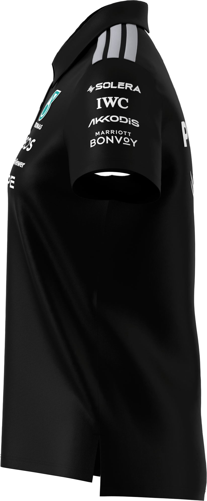 Pikétröja dam, Team, Mercedes-AMG F1 - svart, XS