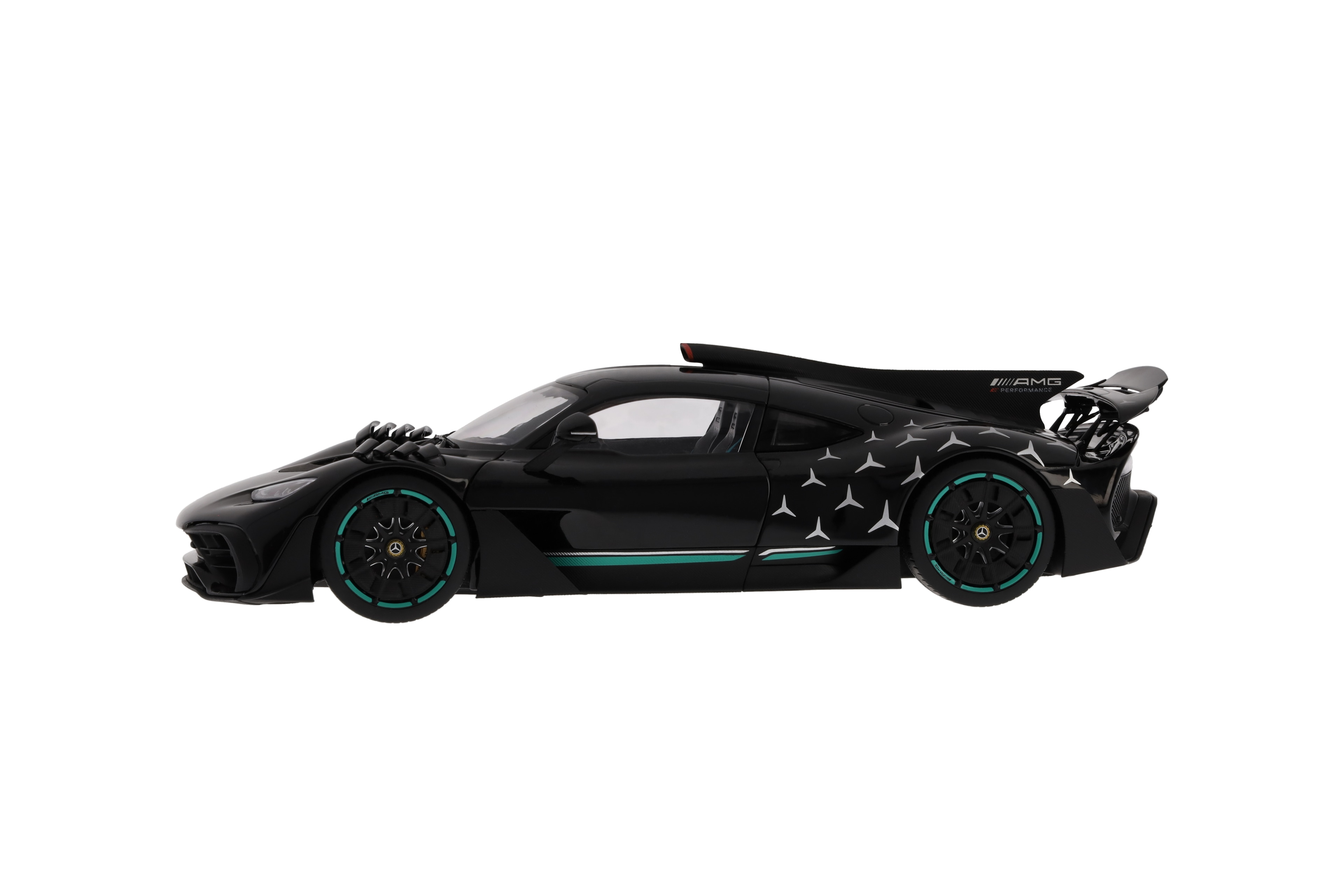 Mercedes-AMG ONE, C298 - obsidiansvart, NZG, 1:18