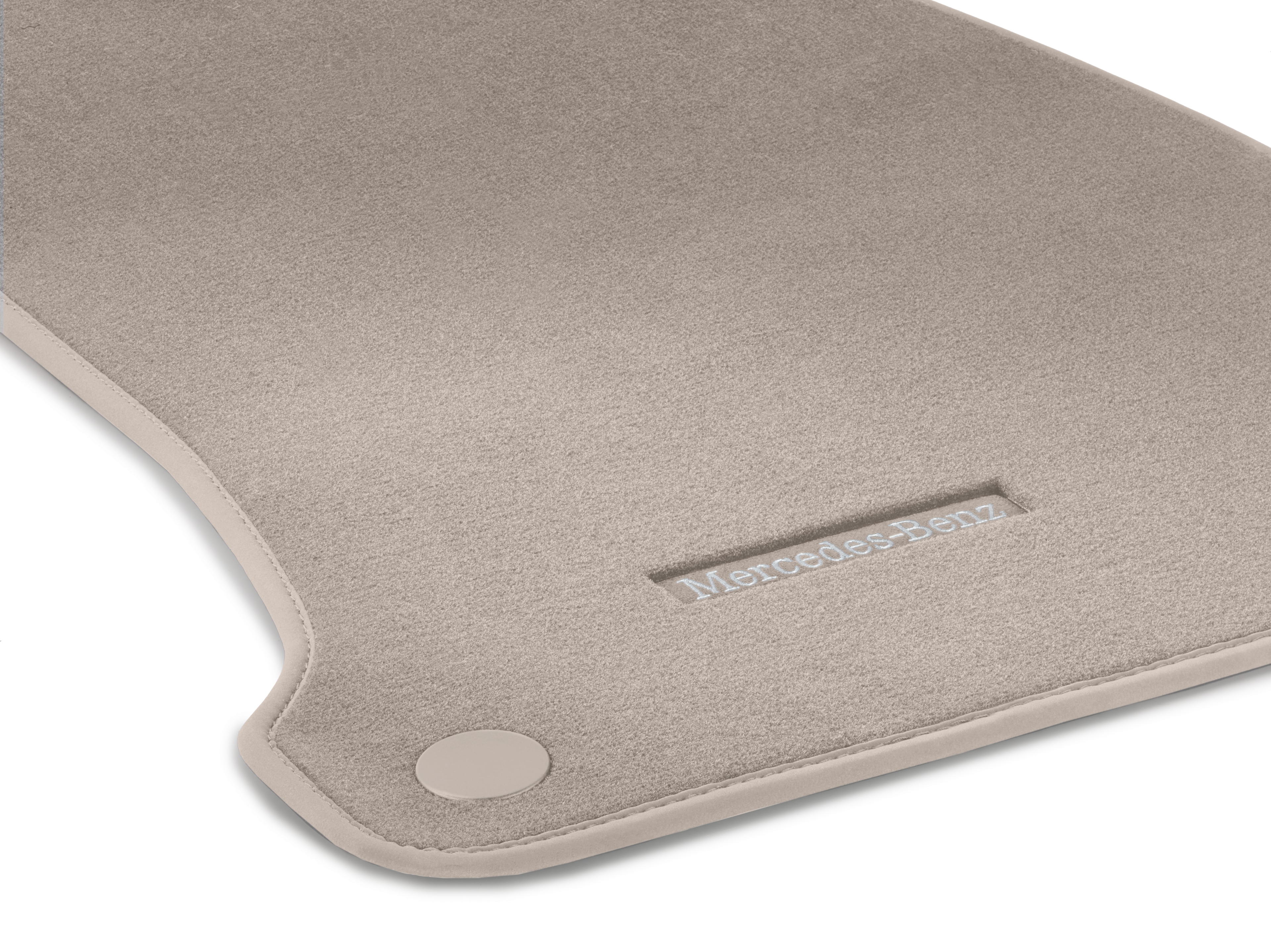 Velourmattor, CLASSIC, Set, 4-delat - Vänsterstyrda bilar, macchiatobeige
