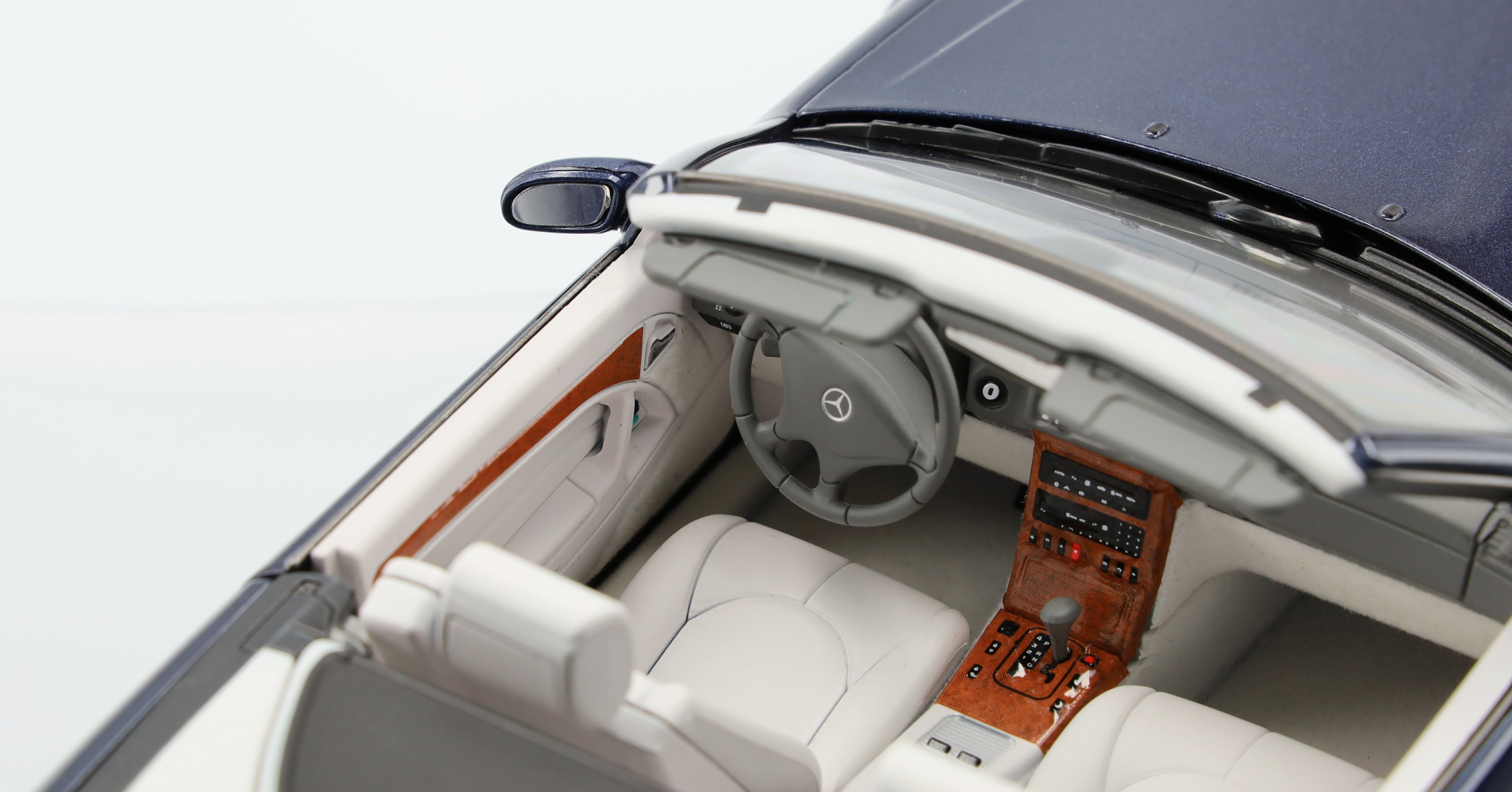 SL 500 R129 (1998–2001) - azurblå, Norev, 1:18