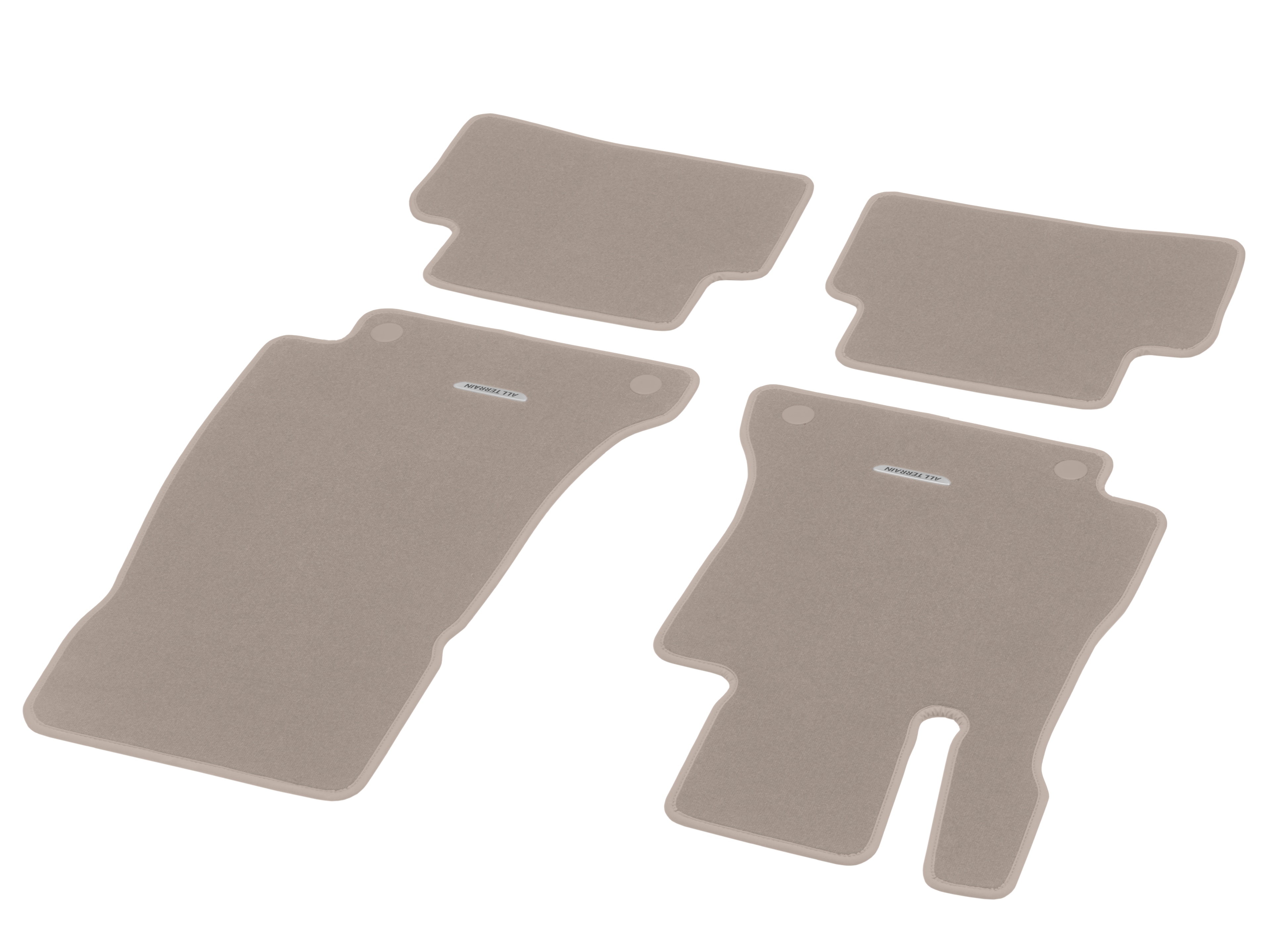 Bilmattor CLASSIC, Set, 4-delat, All-Terrain - Vänsterstyrda bilar, macchiatobeige