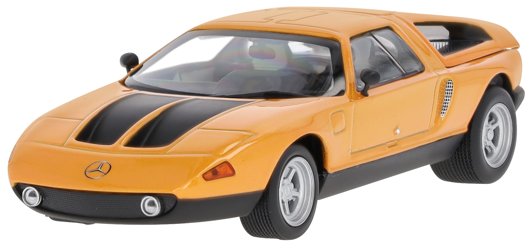 Experimentfordon C 111 / II (1970) - vithöst, Minichamps, 1:43