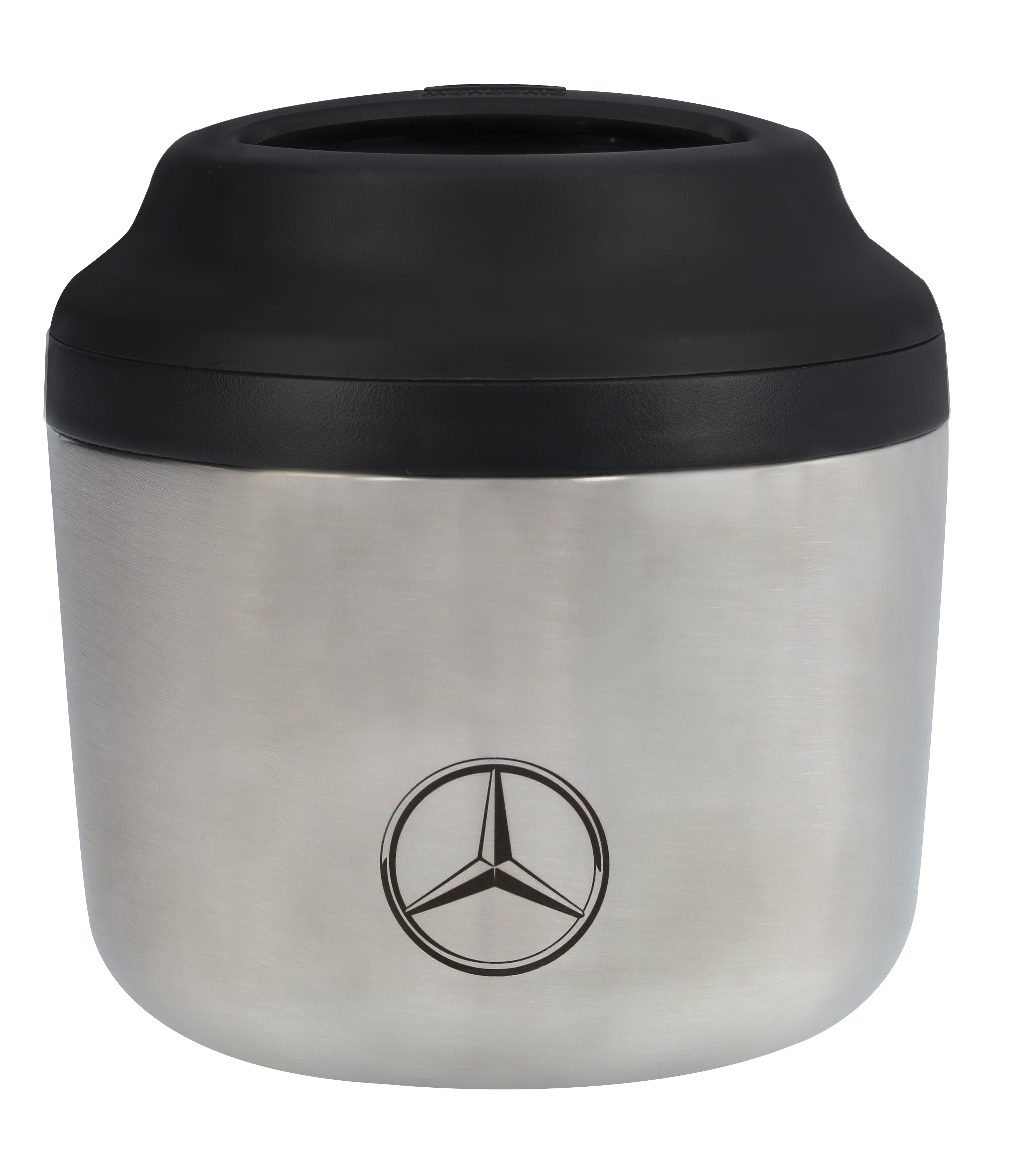 Isotherm-lunchbox - svart-silver, Rostfritt stål / Polypropylen / Silikon, monbento®, 550 ml