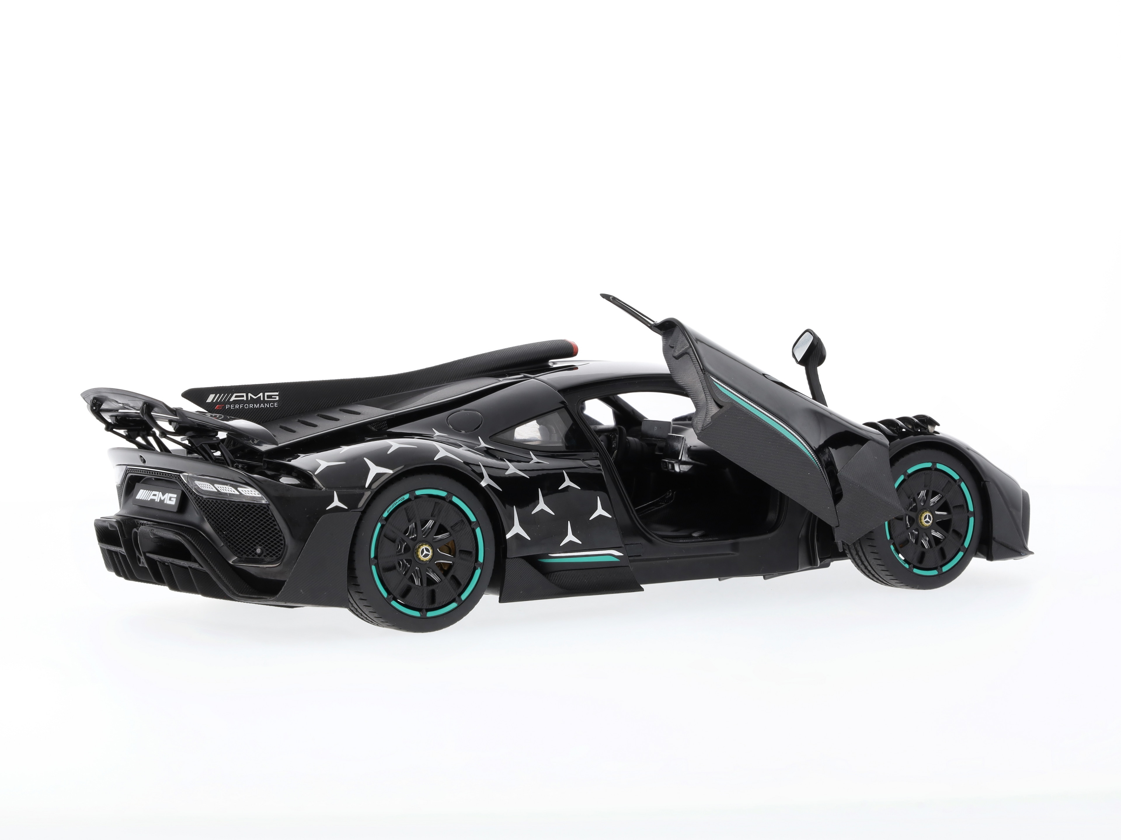 Mercedes-AMG ONE, C298 - obsidiansvart, NZG, 1:18