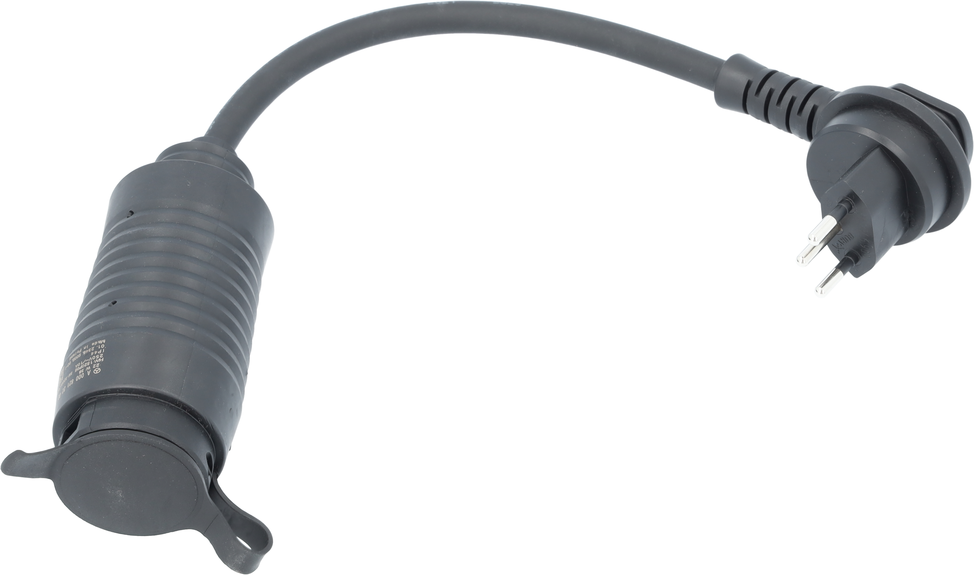 Flexibelt laddningssystem Pro, Adapter, T13 (CH) - Plast, svart, Vänsterstyrda/högerstyrda bilar
