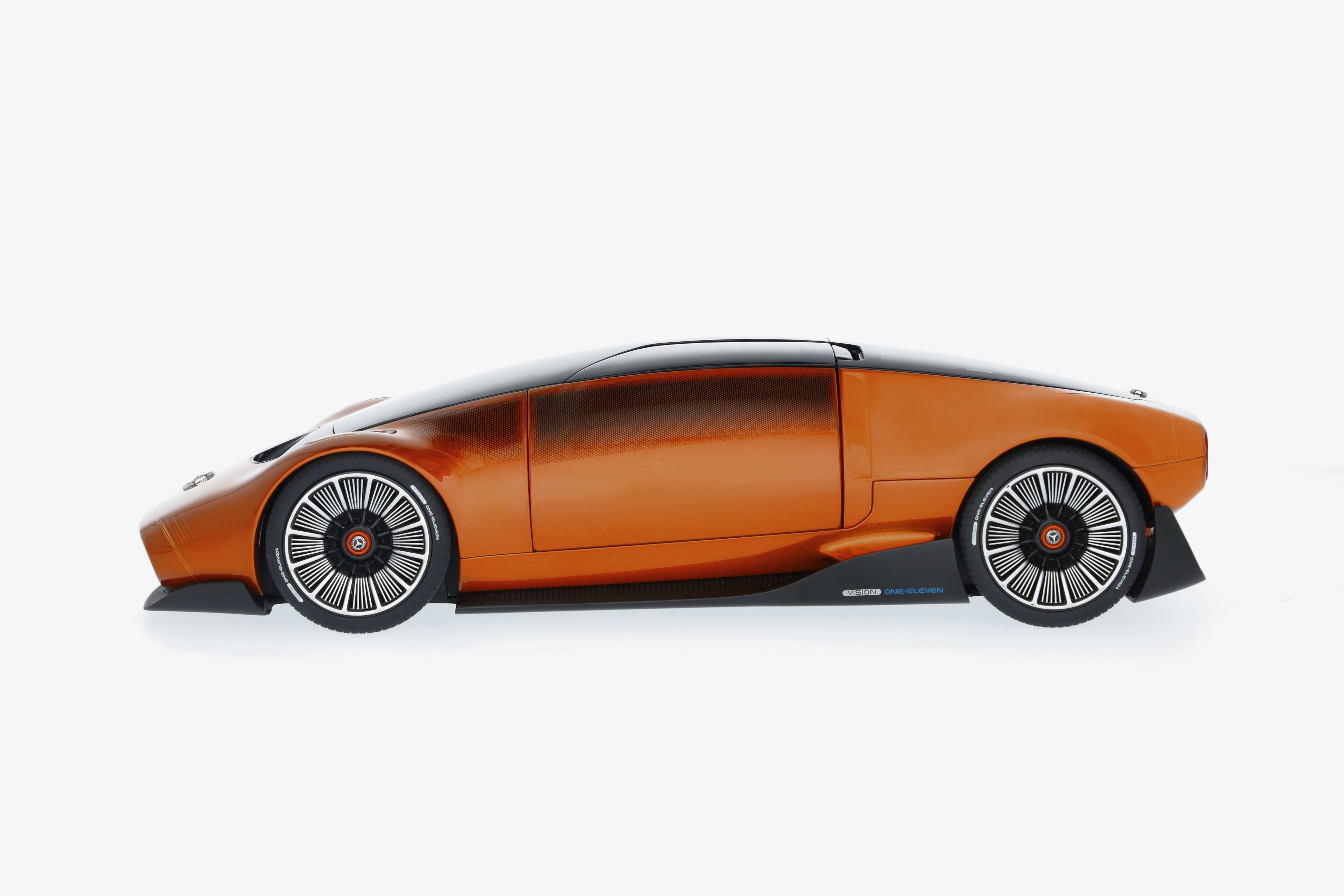 Vision One-Eleven, Visningsbil - orange, NZG, 1:18
