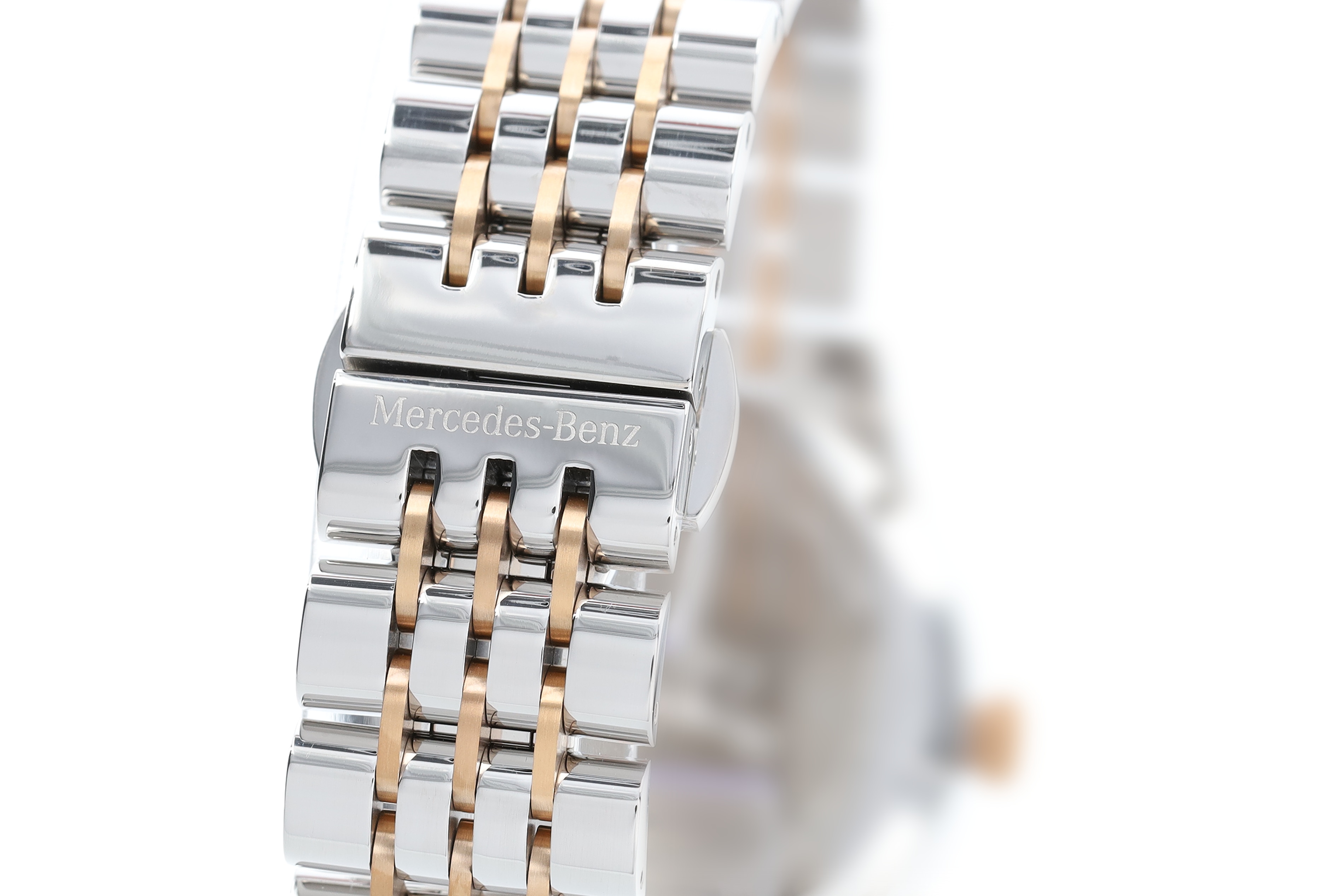 Armbandsur dam, Classic, Elegance - svart / silverfärg / roséguldfärgad, Rostfritt stål