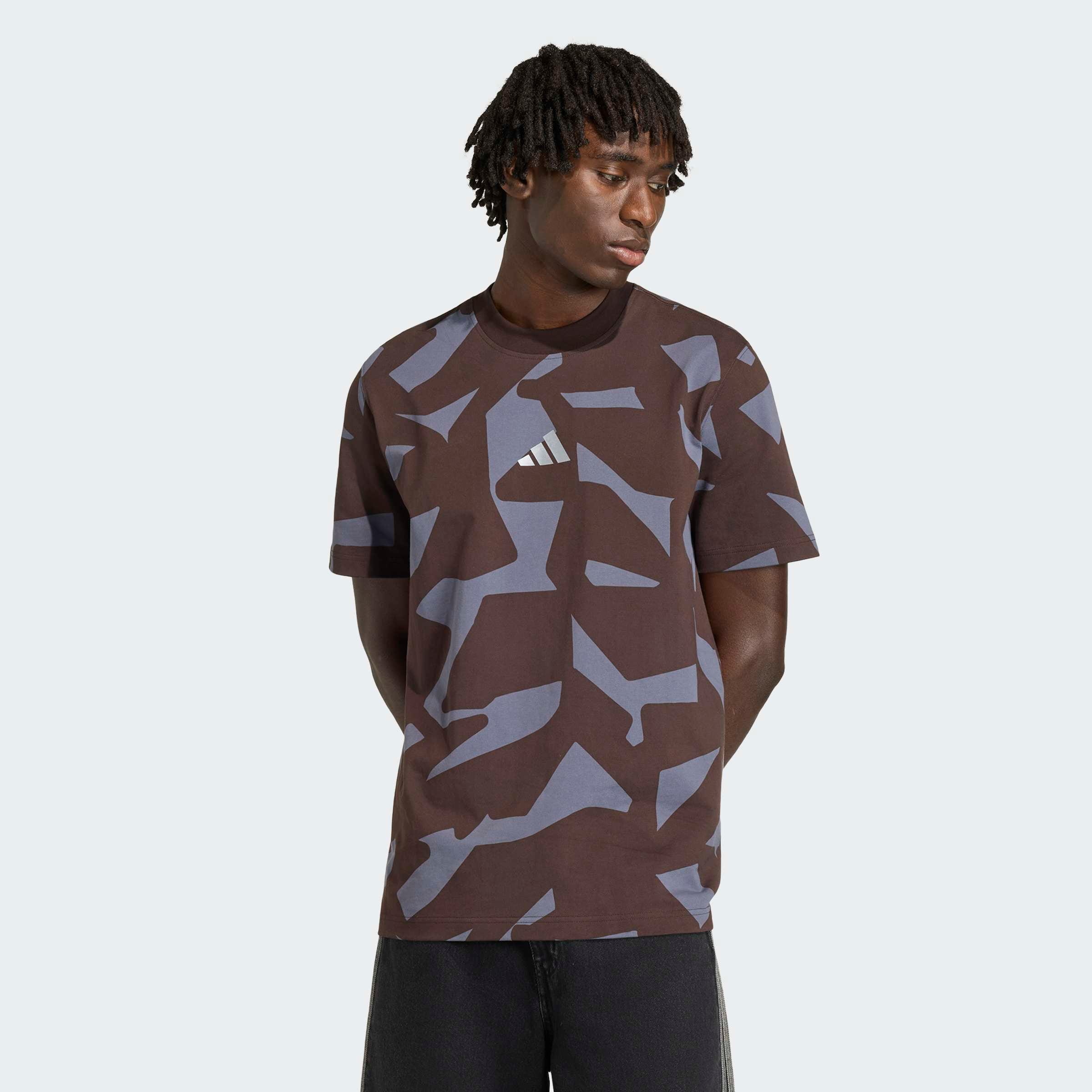 AMG T-Shirt Unisex - mörkbrun, M