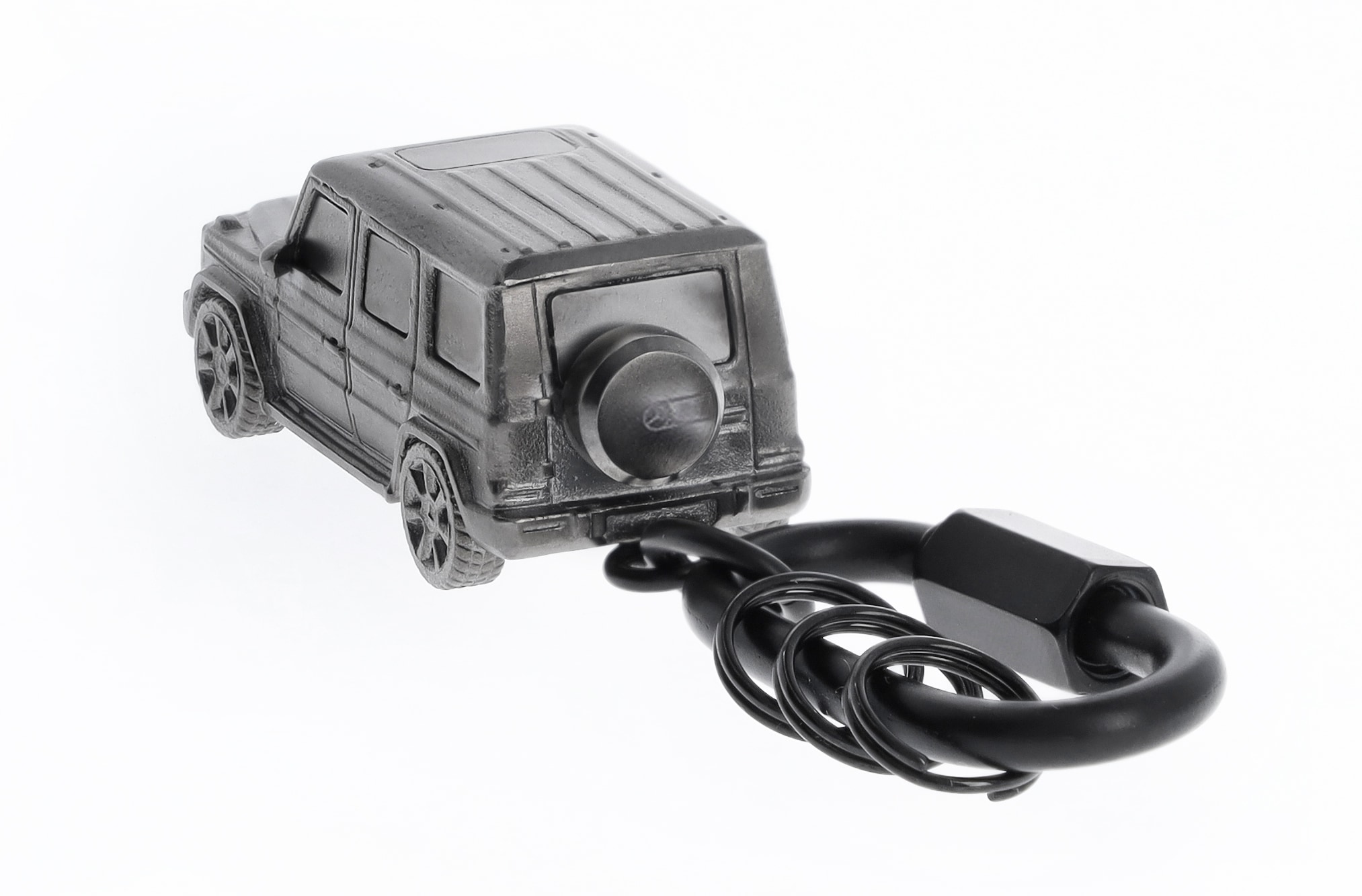 Nyckelringar, G-Class - antracit / svart, Pressgjuten zink / Rostfritt stål, PVD-belagd