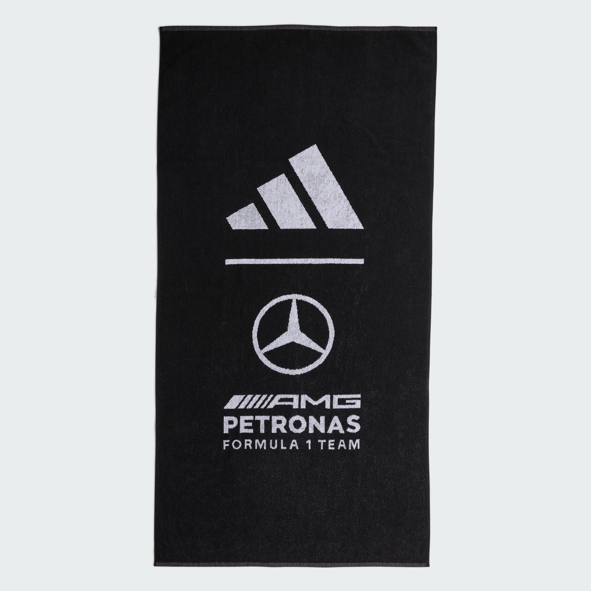 Handduk, Mercedes-AMG F1 - svart, Bomull, adidas