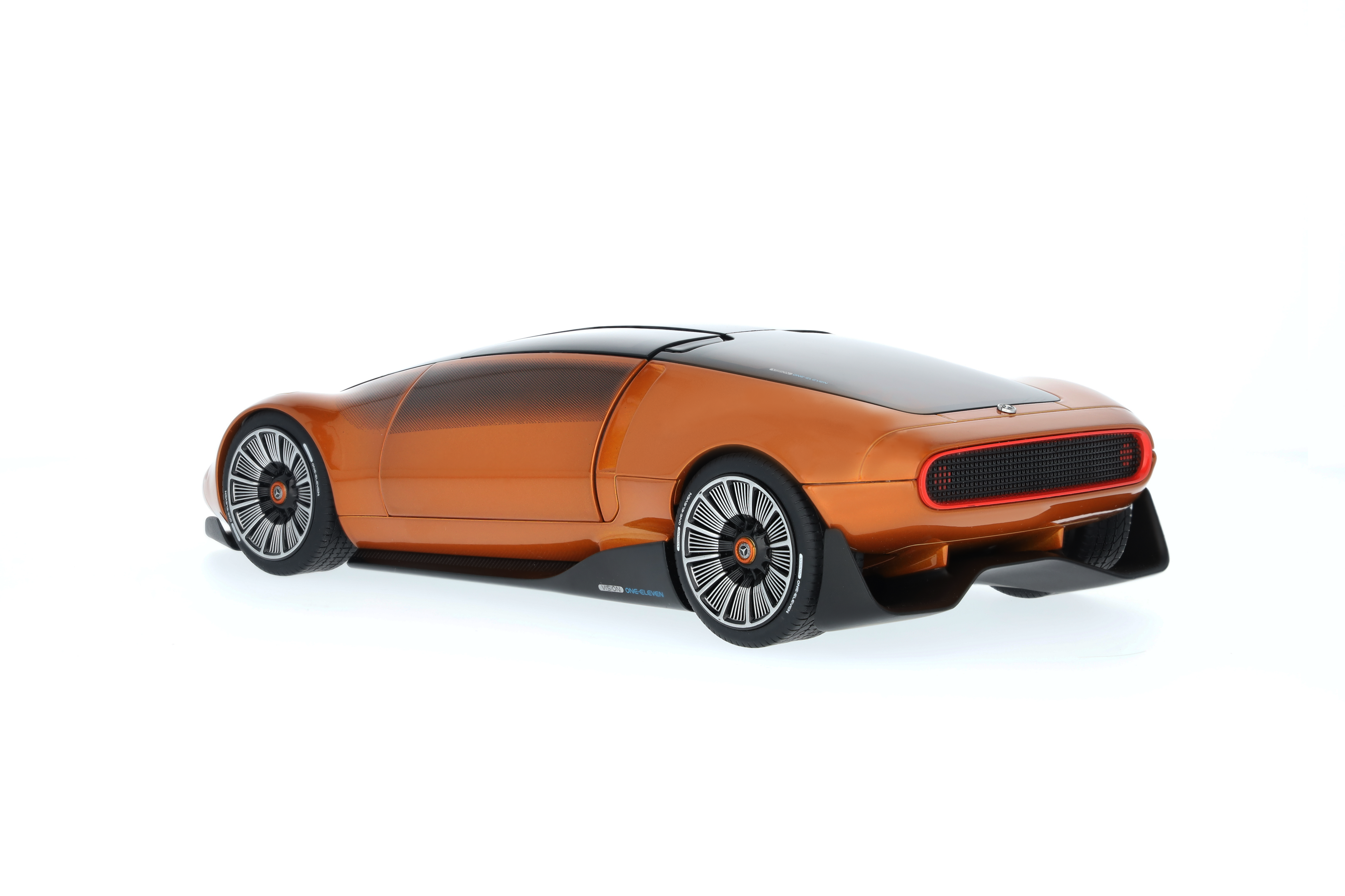 Vision One-Eleven, Visningsbil - orange, NZG, 1:18