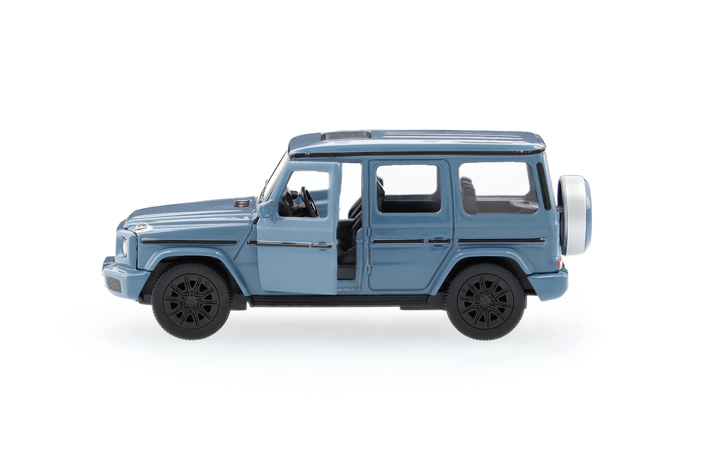 G-Class, Terrängbil, W465, Pullback - MANUFAKTUR vintageblå uni, Heinrich Bauer, 1:43