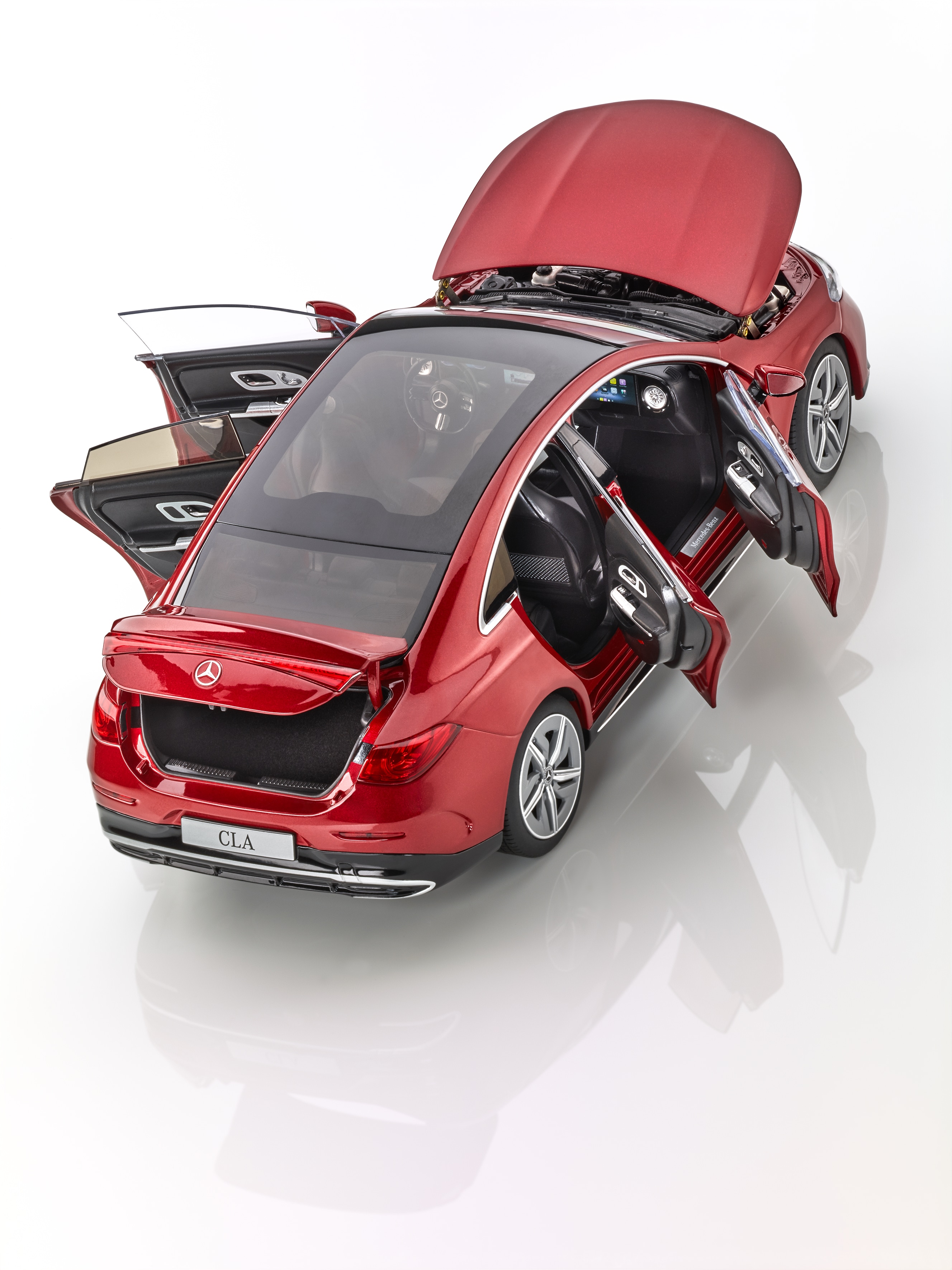 CLA Coupé, C178 - MANUFAKTUR patagonienröd metallic, NZG, 1:18