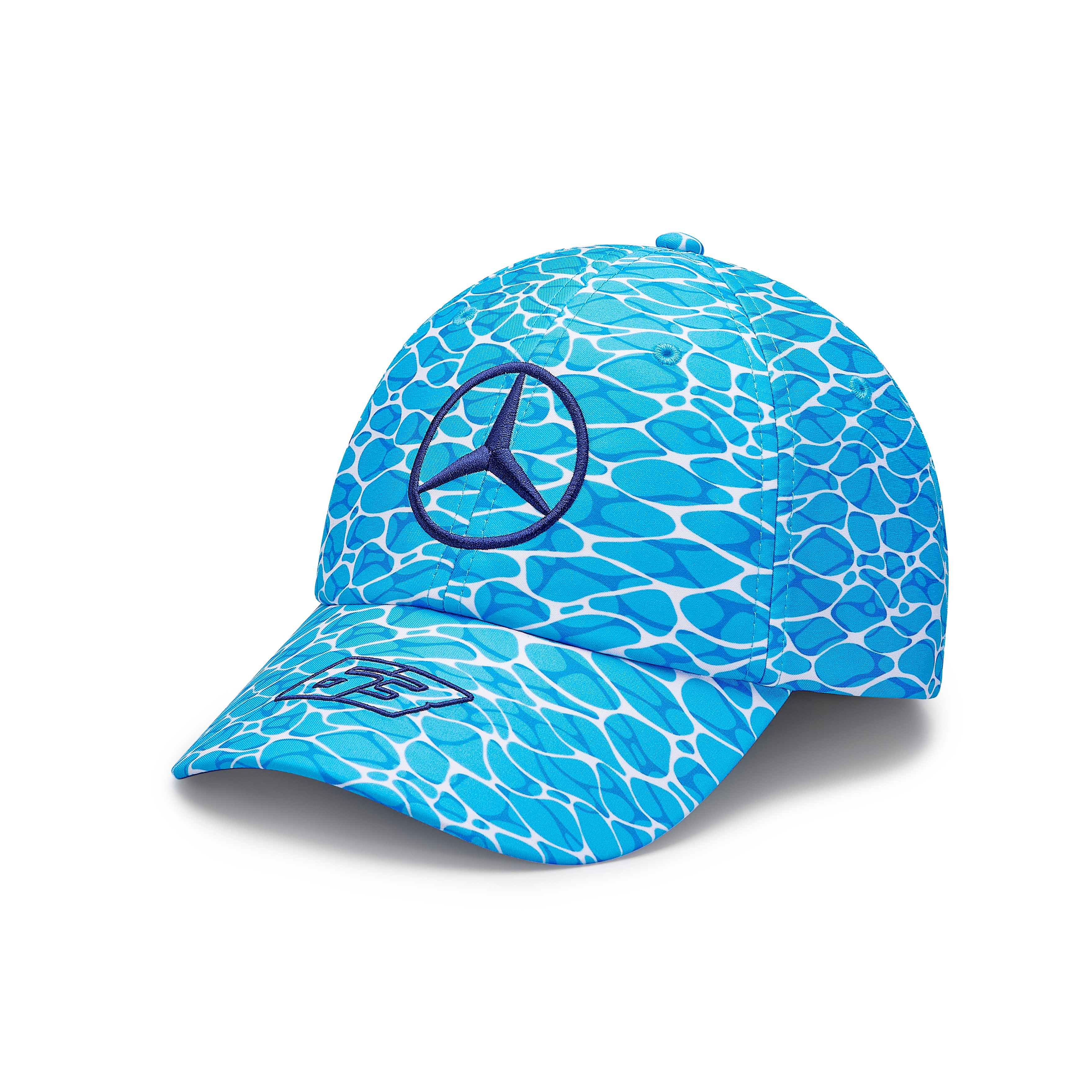 Keps, Special Edition George Russell, INGEN DYKNING, Mercedes-AMG F1 - blå, Polyester