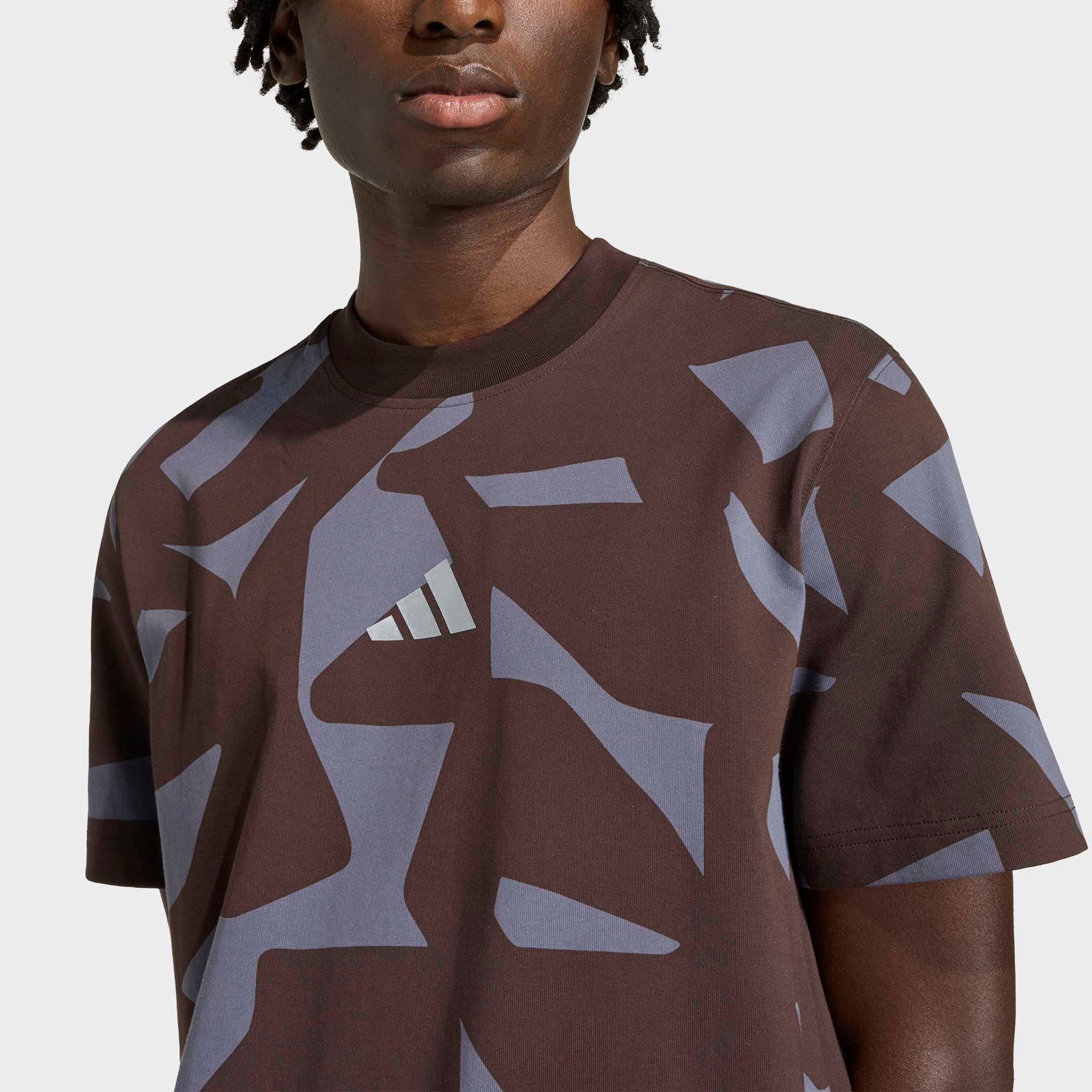 AMG T-Shirt Unisex - mörkbrun, M