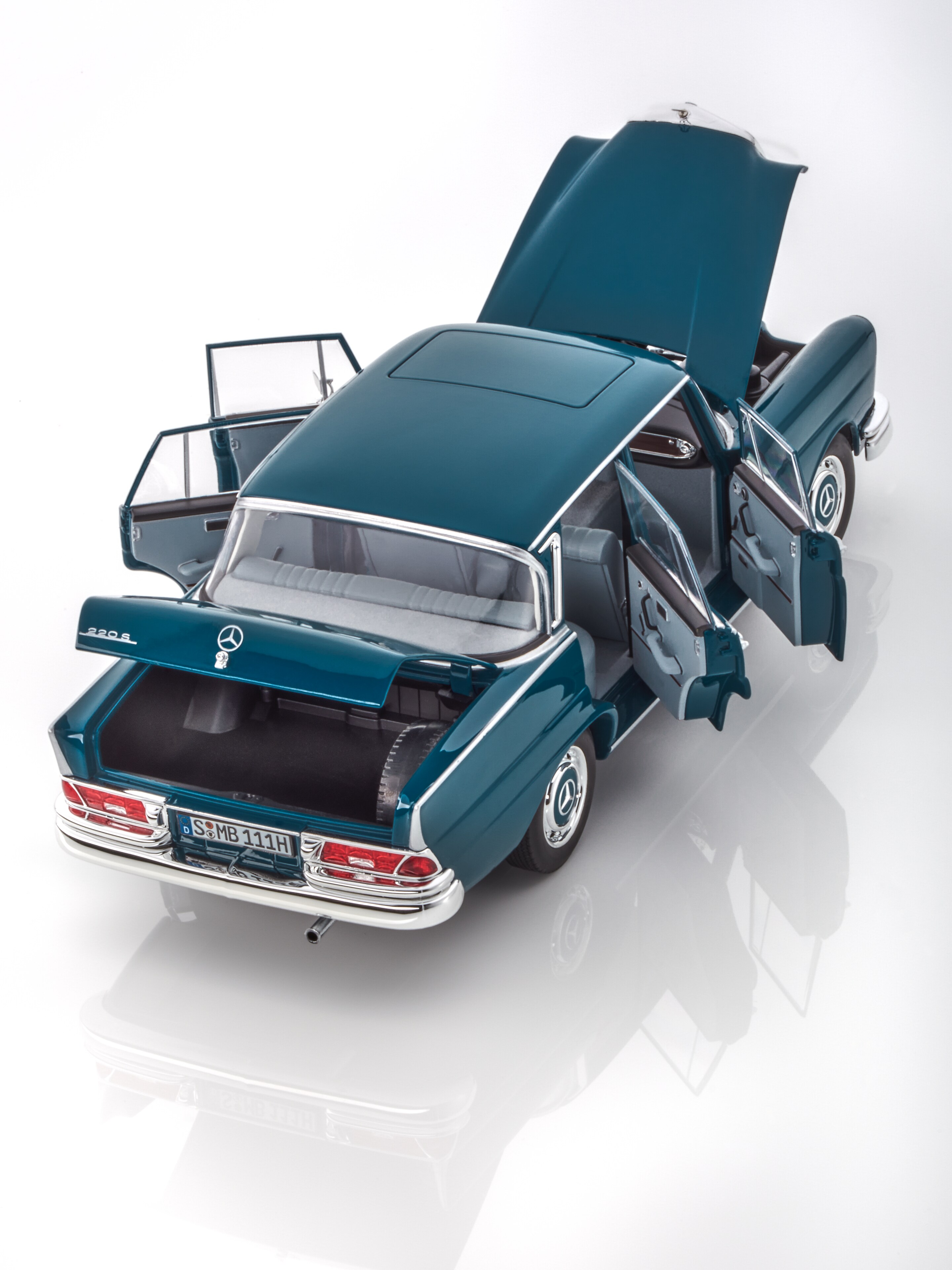 220 S W 111 (1959–1965) - blå, Norev, 1:18