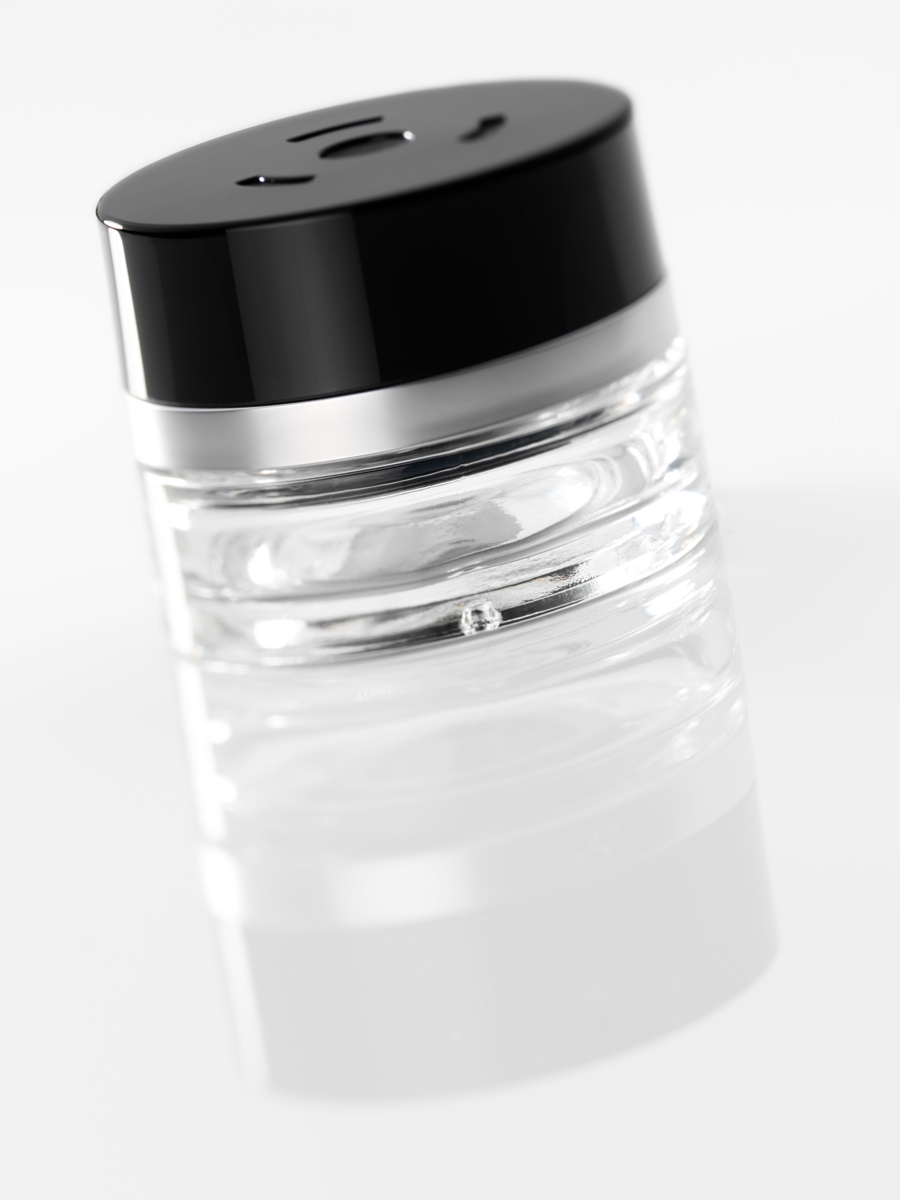 Parfymflaska, är tomt - transparent / svart, Glas, 15 ml