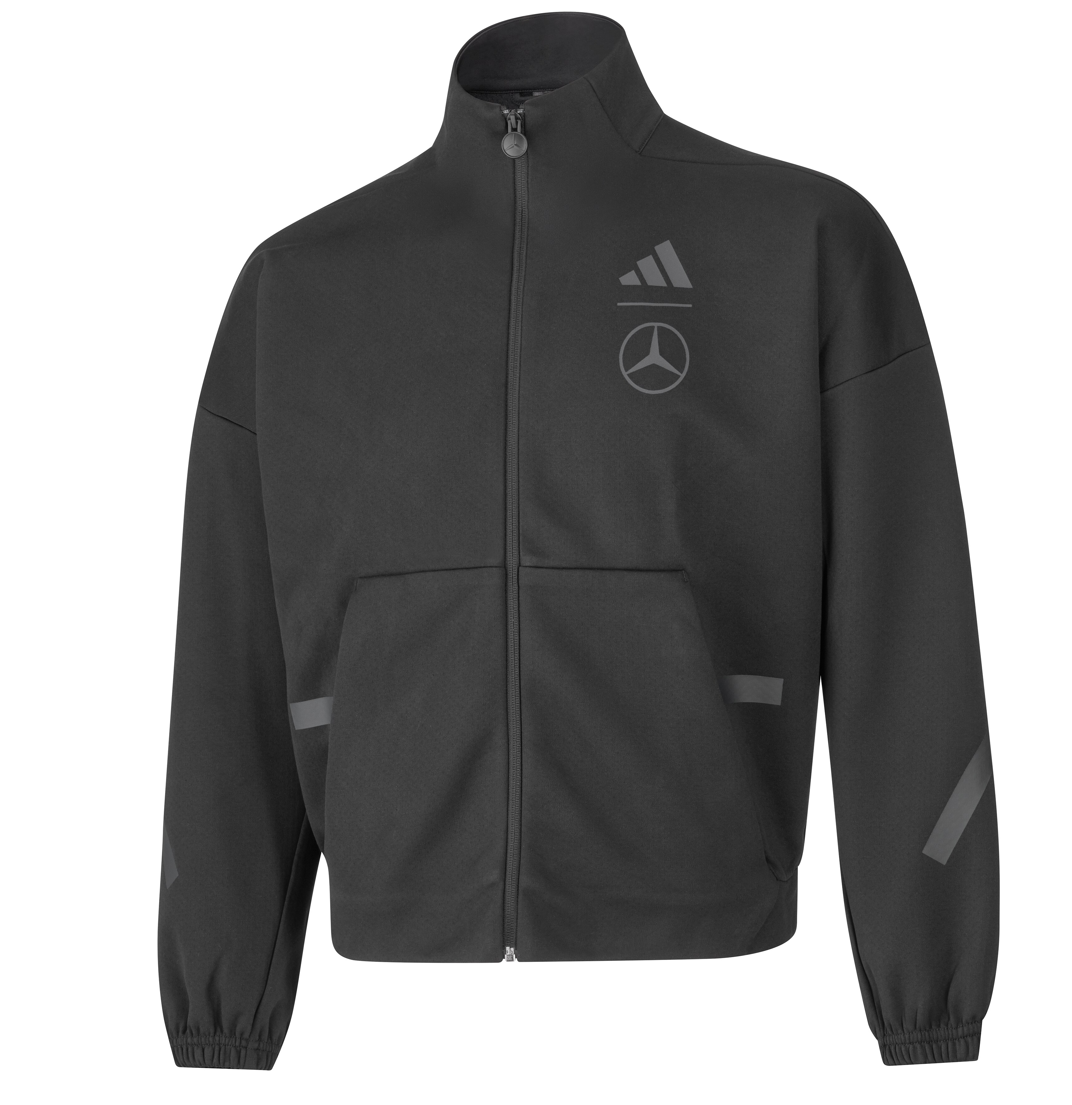 Sweatjacka unisex - svart, XS