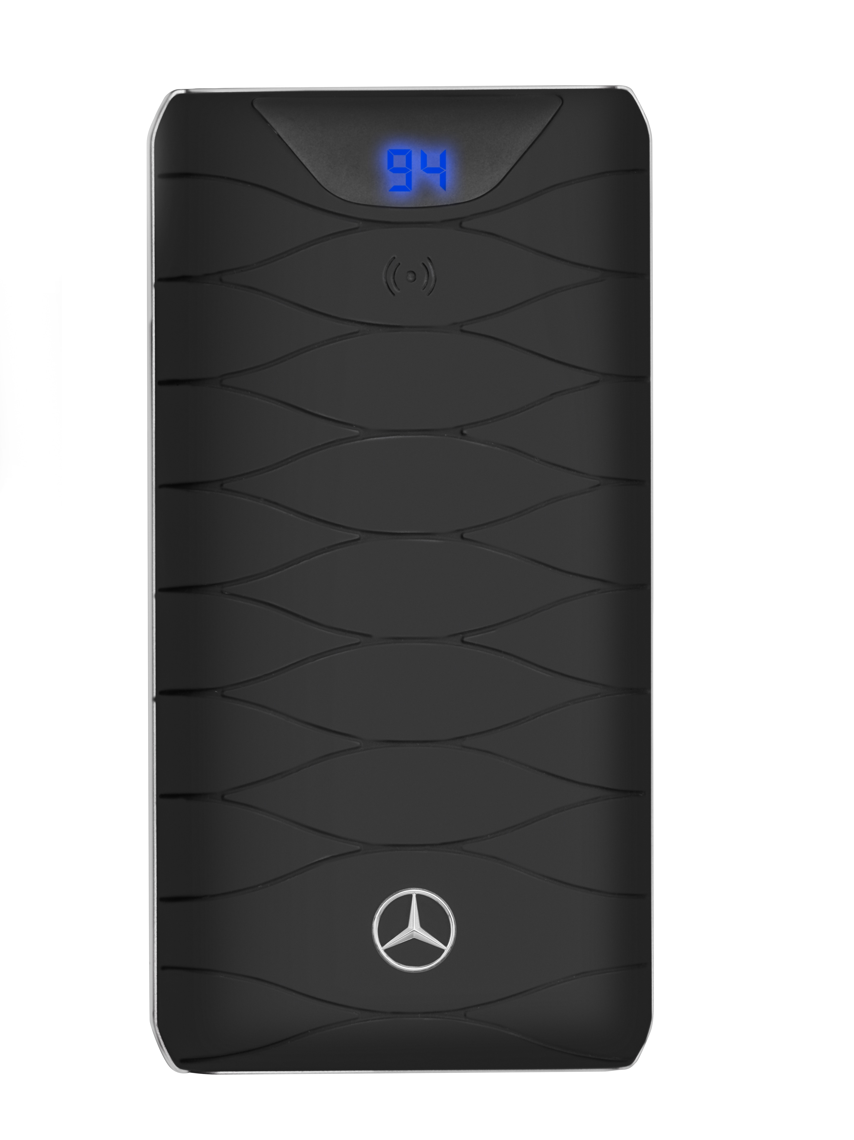 Powerbank, Laddstation - svart / silverfärg, Plast