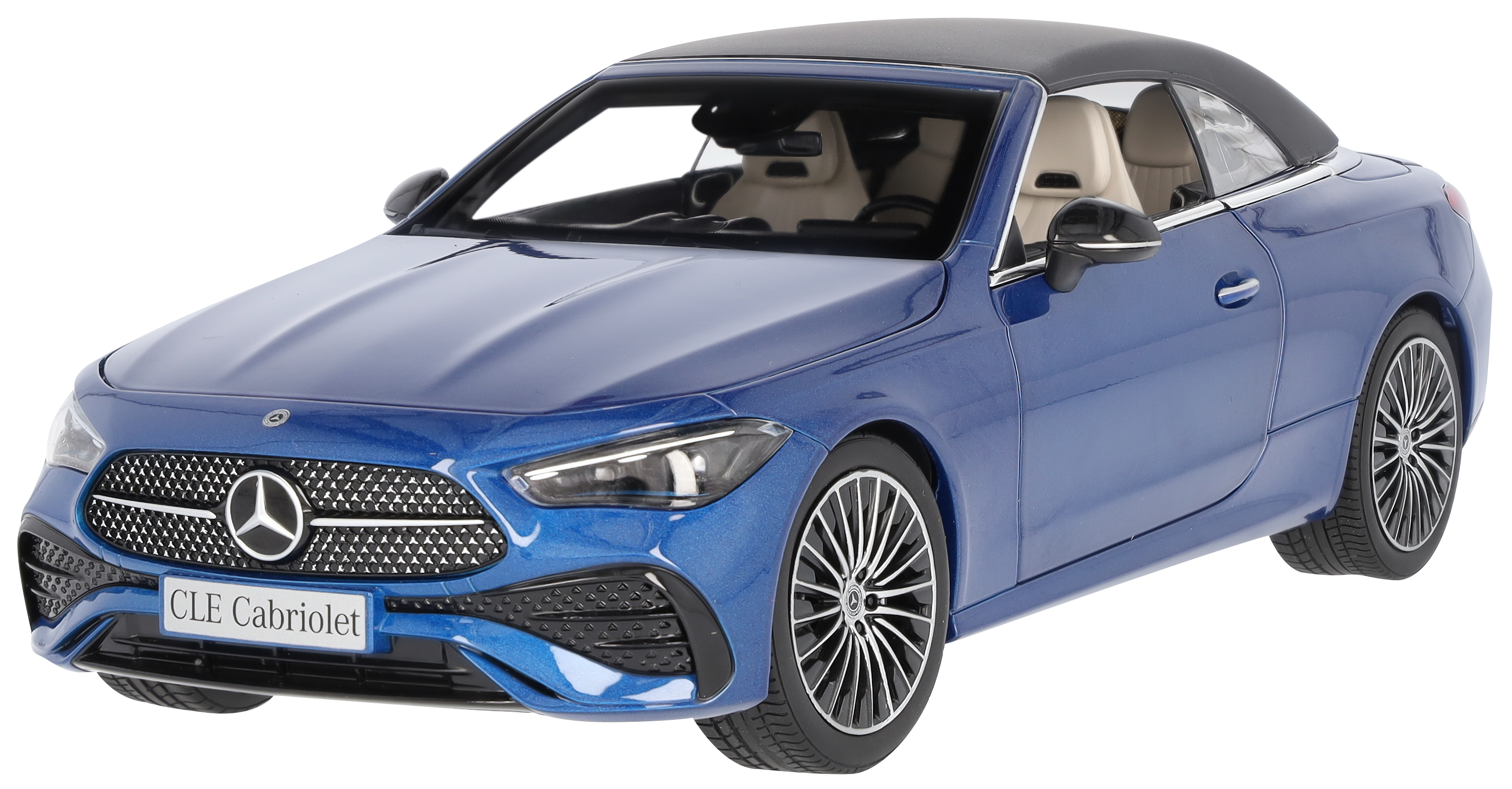CLE Cabriolet, AMG Line, A236 - spektralblå, Norev, 1:18