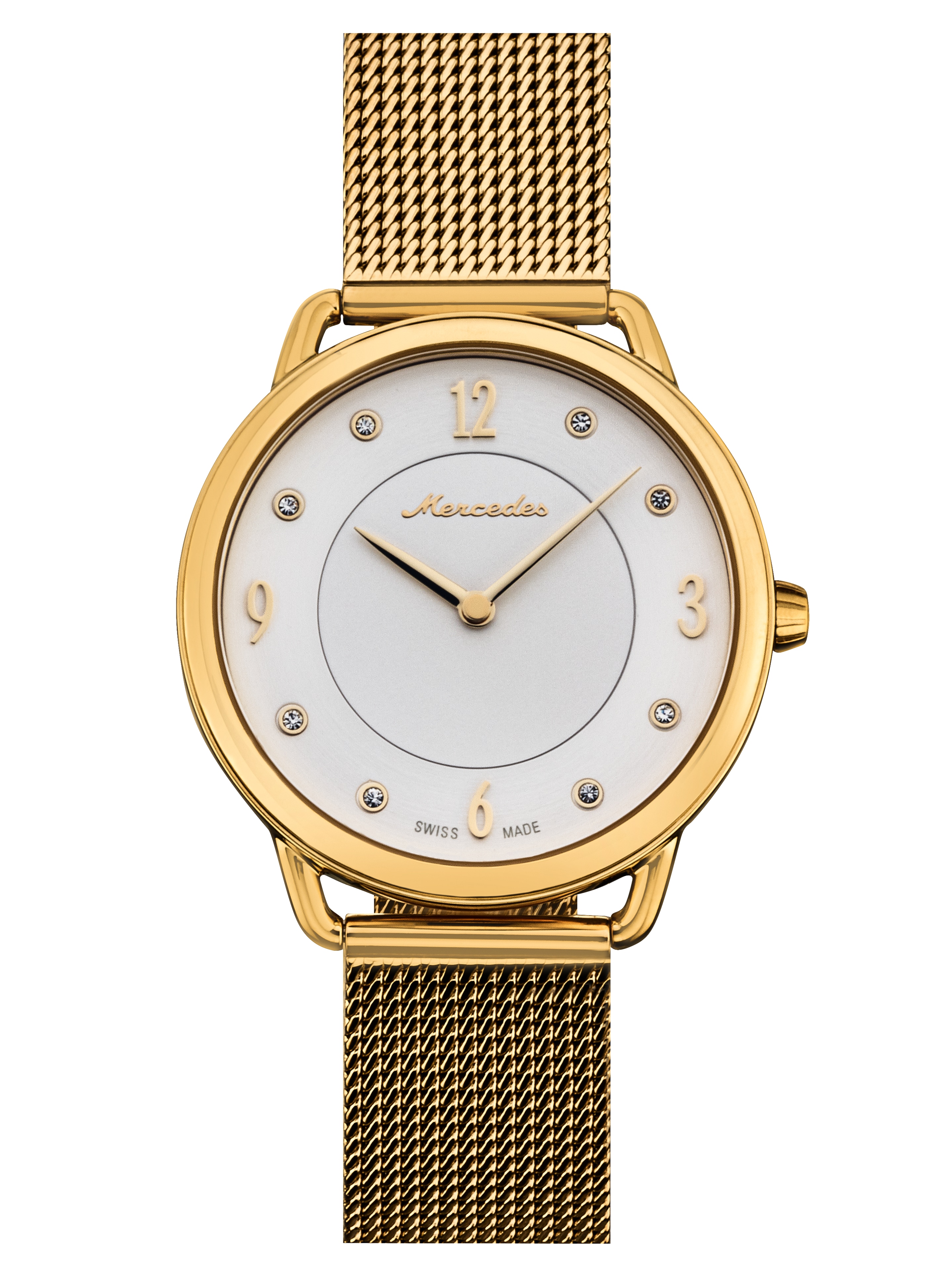 Armbandsur dam, Classic Lady - guldfärgad, Rostfritt stål