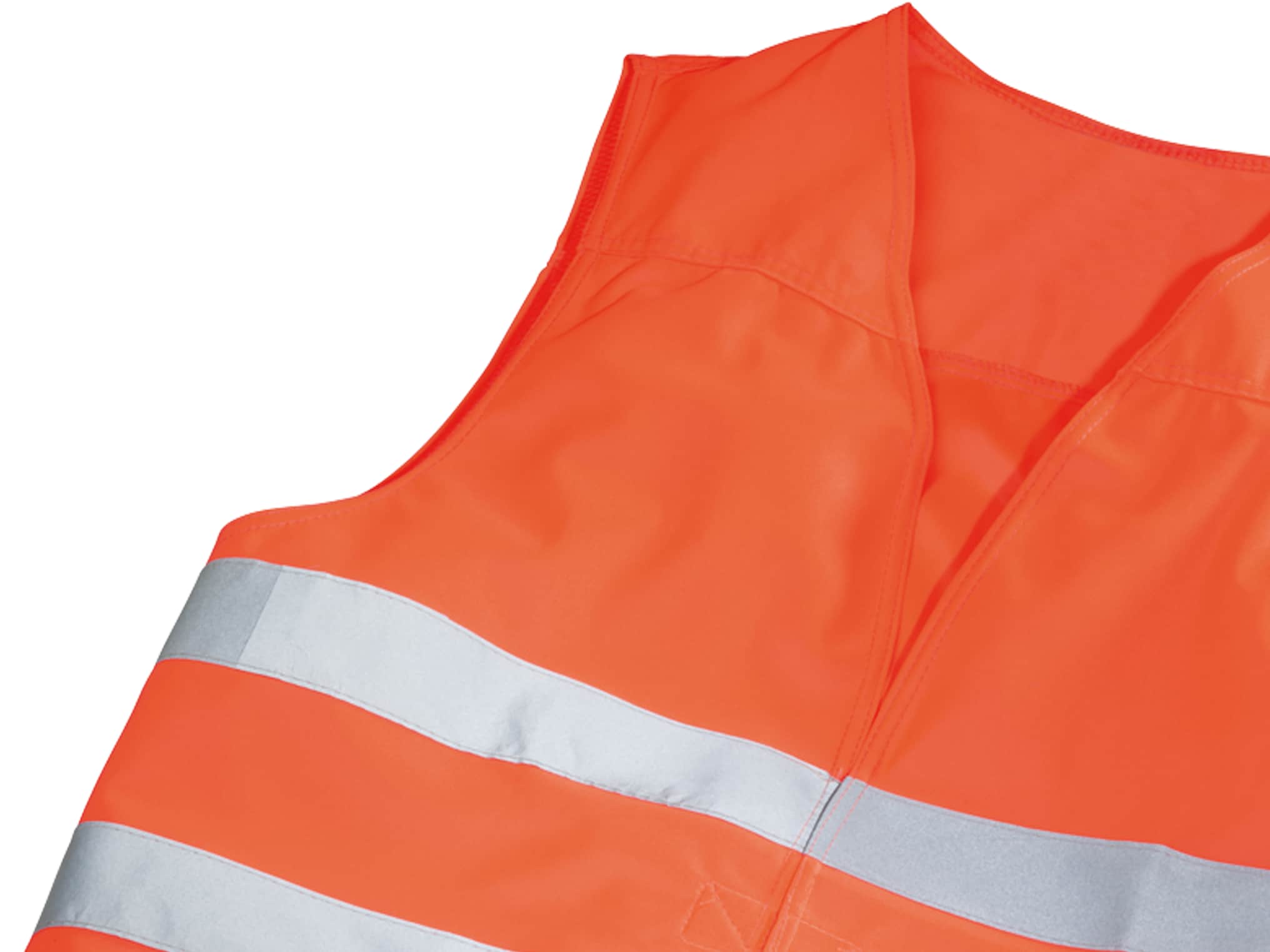 Varningsväst - orange, Polyester, Vänsterstyrda/högerstyrda bilar