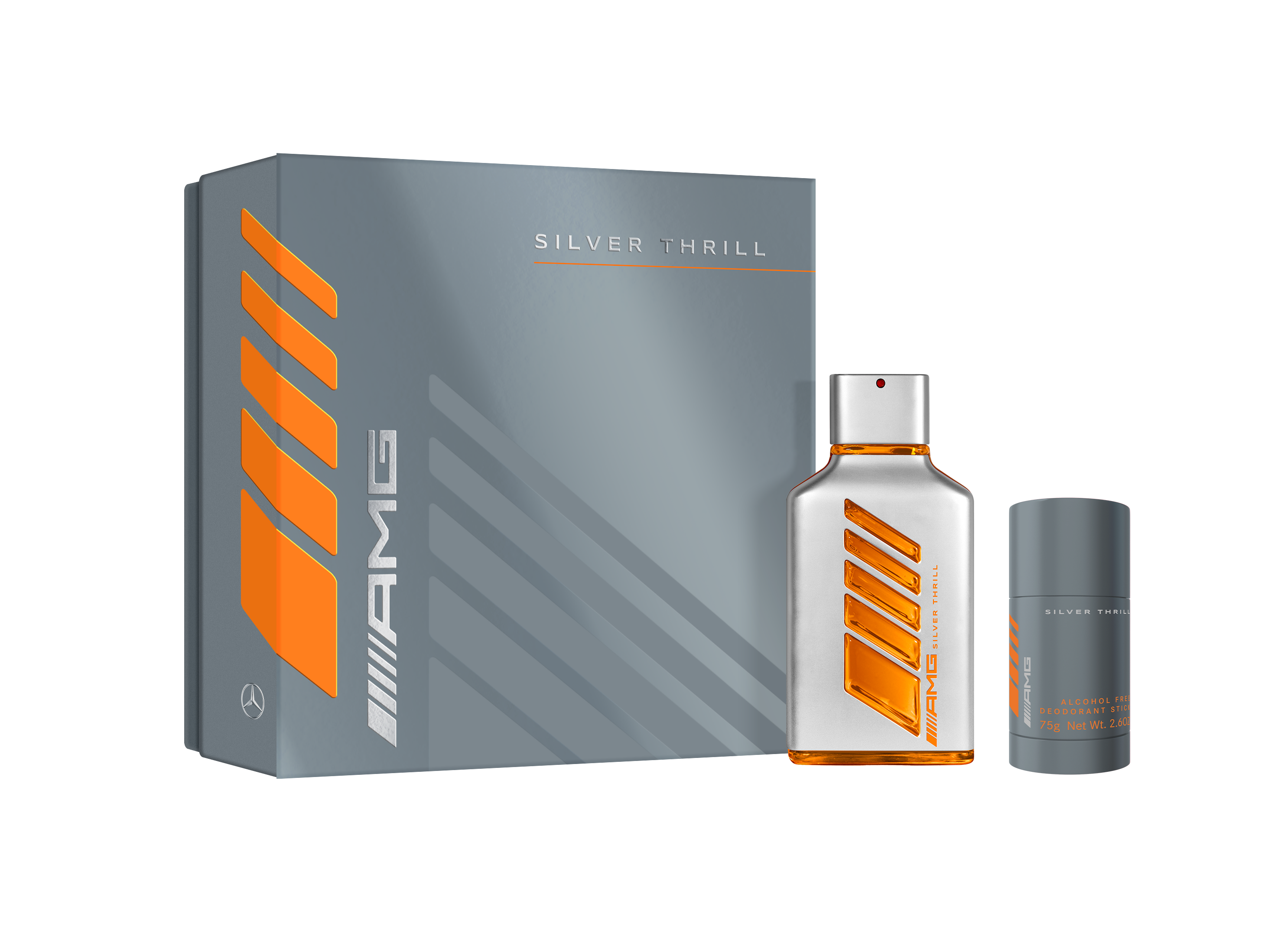 Presentset AMG Silver Thrill, EdP - för herrar, INCC, 100 ml