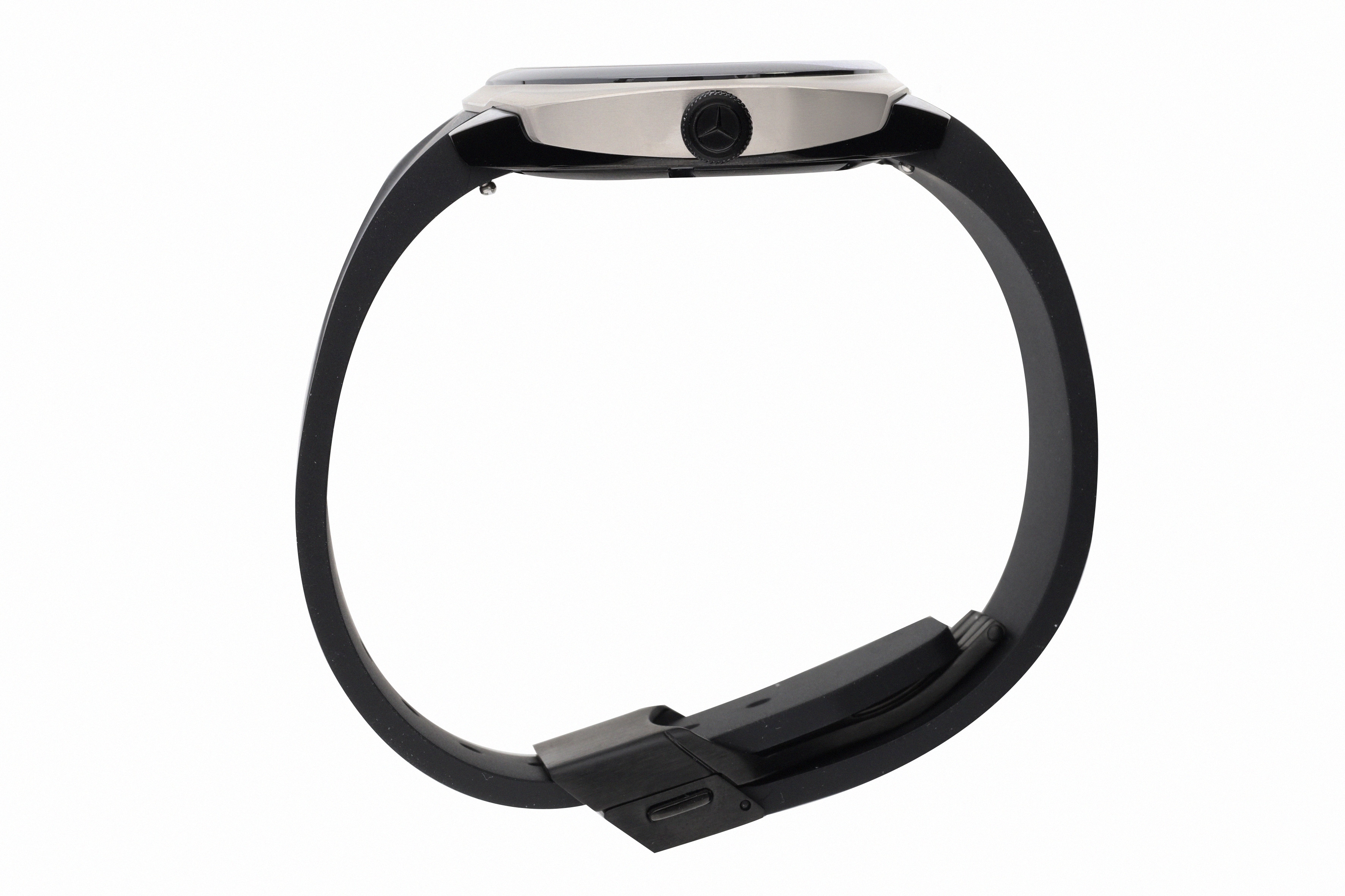 Armbandsur, Unisex, AMG, Essentials - svart / antracit / röd, Rostfritt stål / Titan / Kautschuk