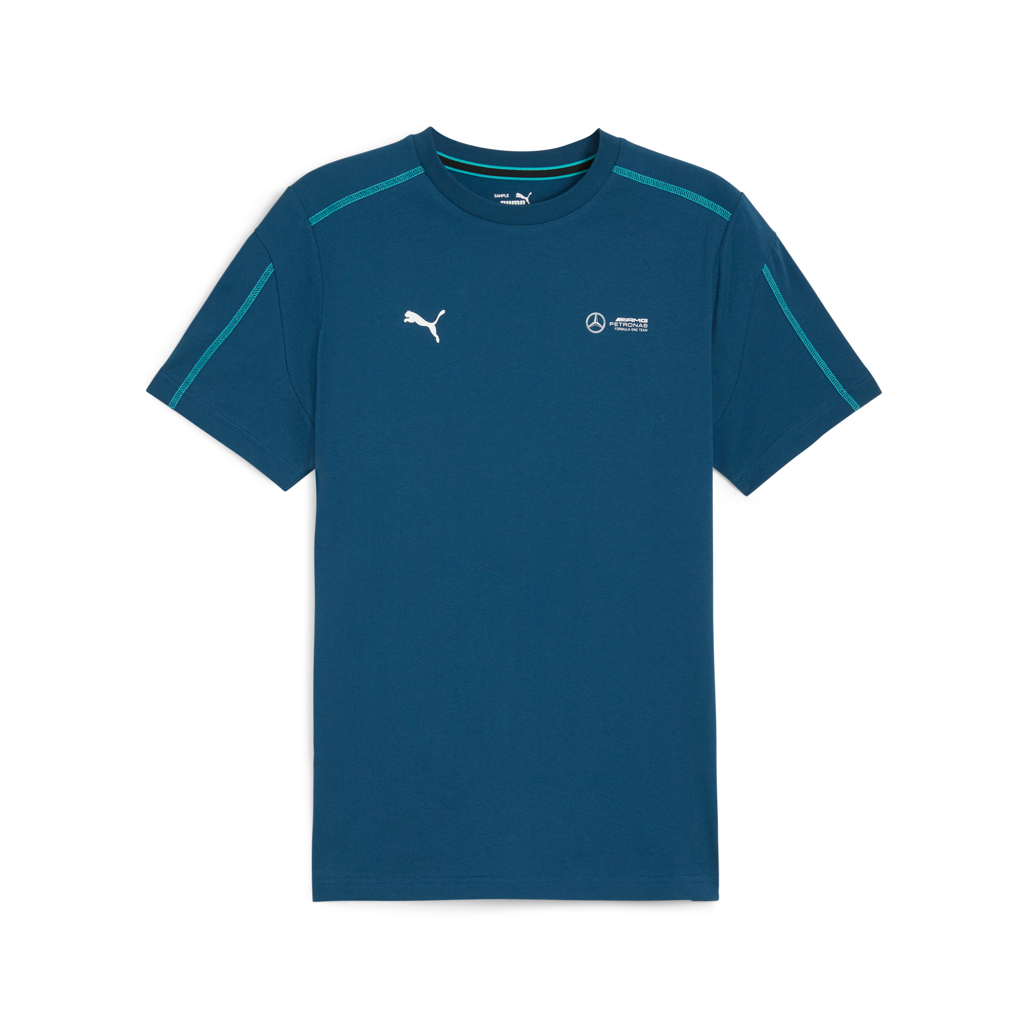 T-shirt, Unisex, Mercedes-AMG F1 - blå, S
